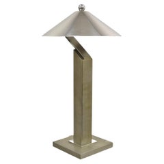 "Arquitectura" Skyscraper Steel Metal Table Lamp by Sergio Orozco for Brueton