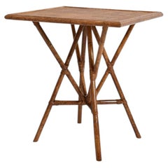 "Arrabida" 55cm marbled rattan table, Barracuda edition.