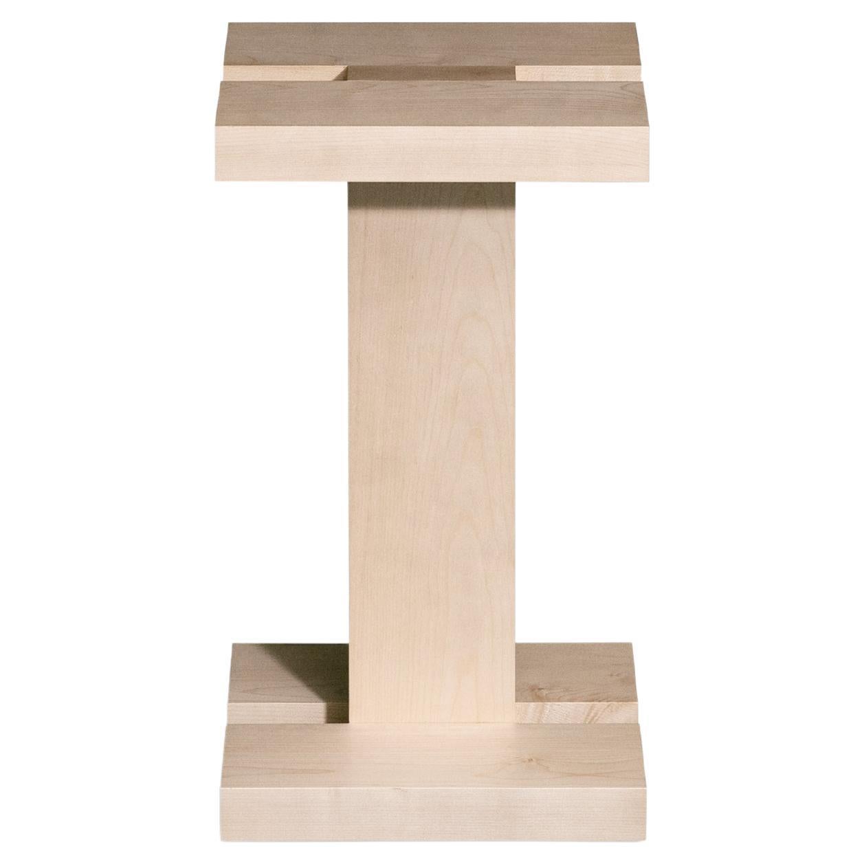 ARRANGEMENT #11 (Side Table) Maple by Nick Ross For Sale