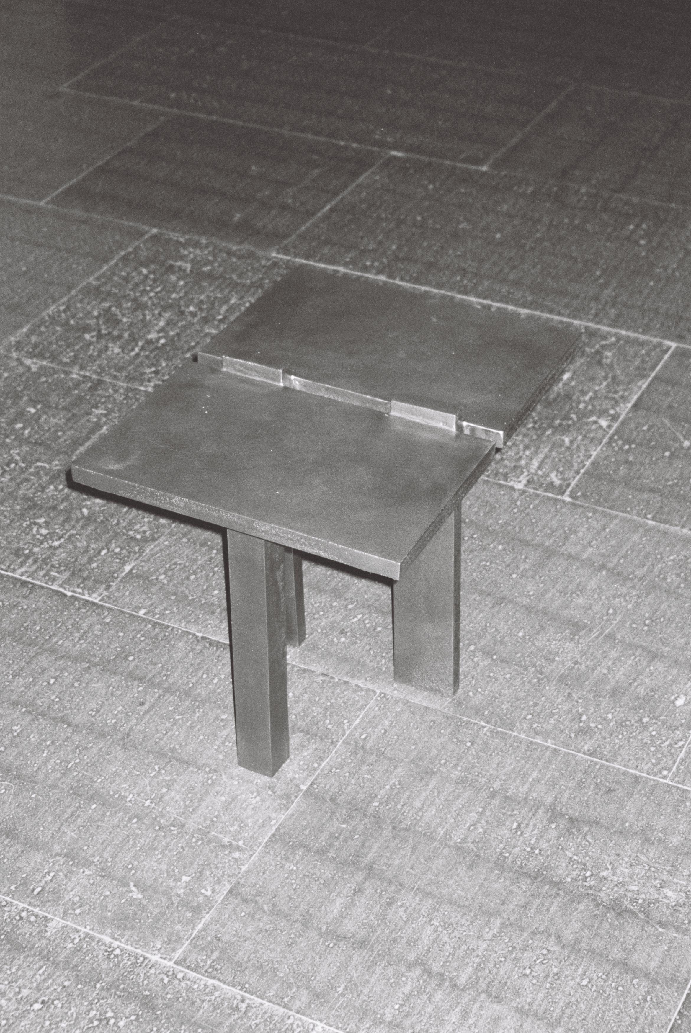 Swedish ARRANGEMENT #3 (Side Table) AluBronze by Nick Ross For Sale