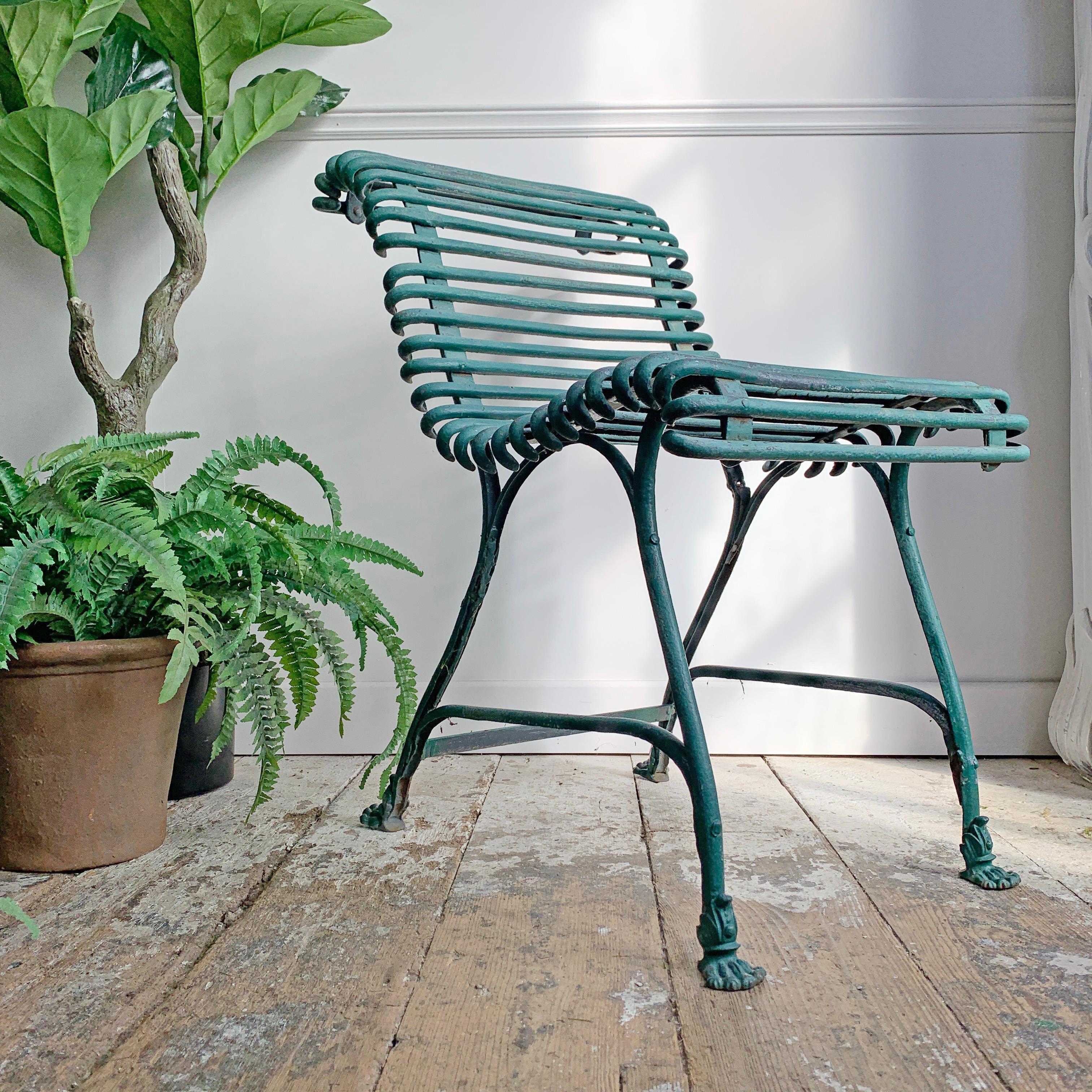 Arras Antique Lions Paw Garden Chair 3