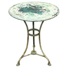 Arras Garden Bistro Table Scraped Paint