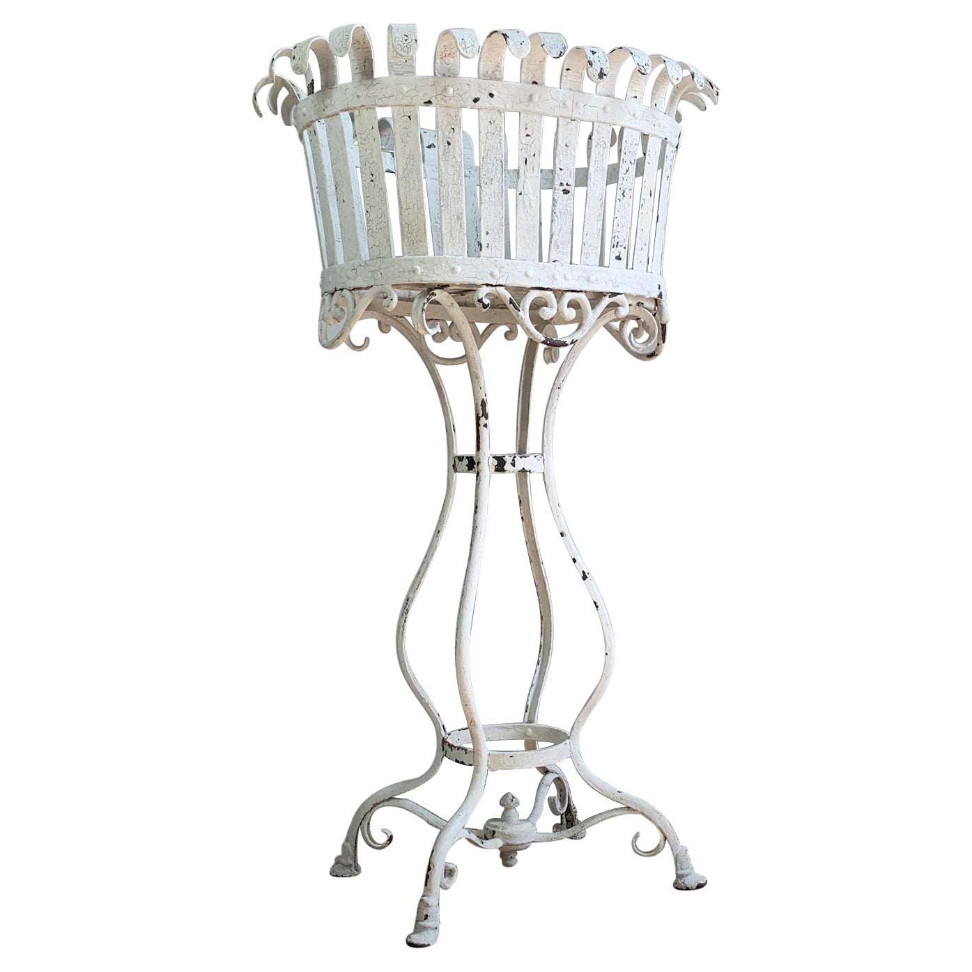 Arras White Jardiniere, Late 19th Century