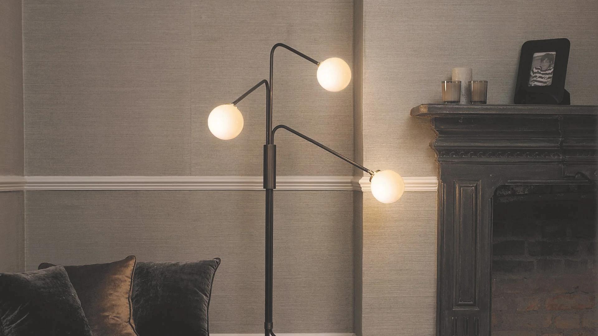 Post-Modern Array Opal Floor Lamp by CTO Lighting For Sale