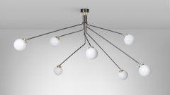 Lámpara colgante Array Opal de CTO Lighting