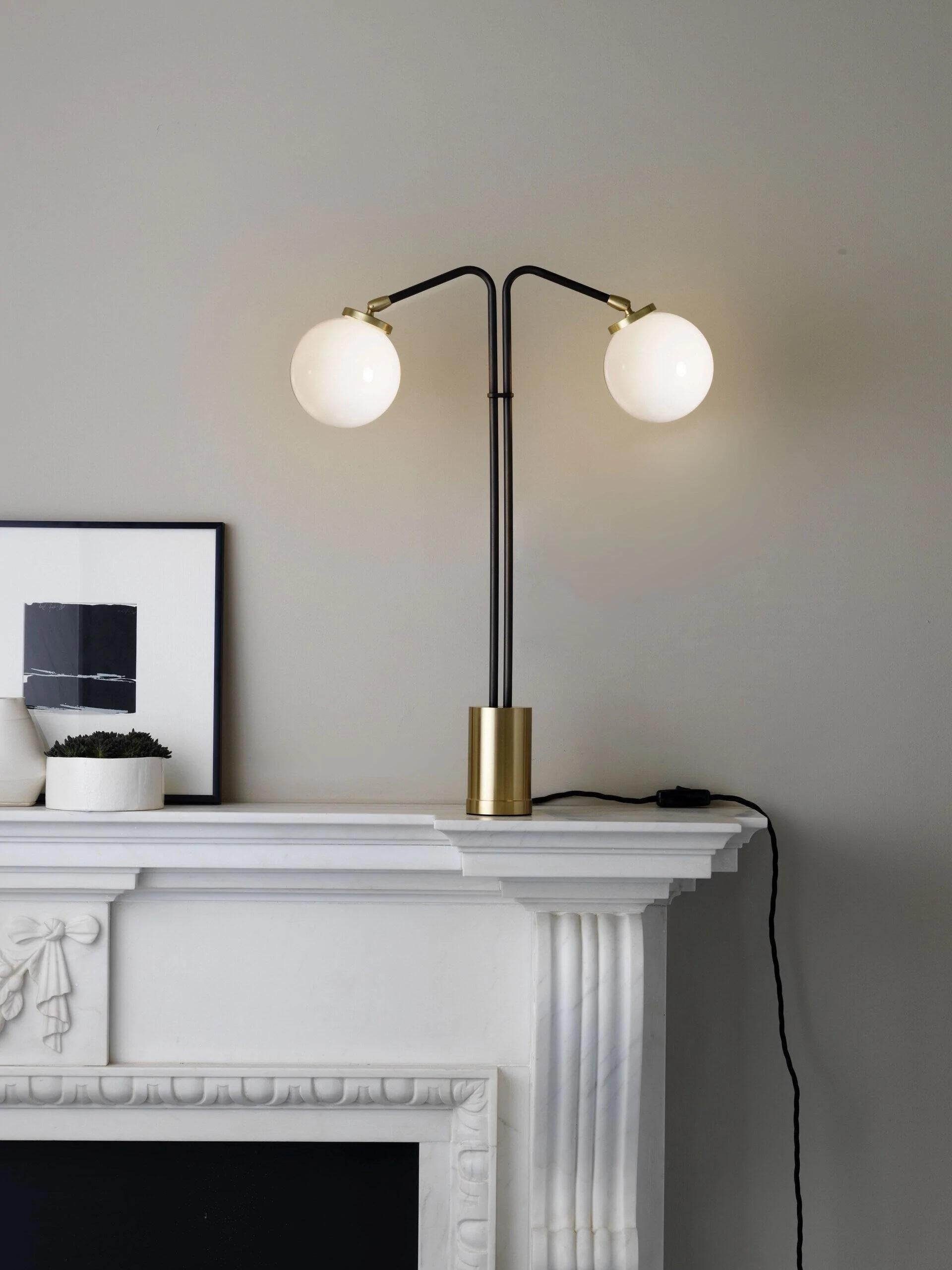 British Array Opal Table Lamp by CTO Lighting