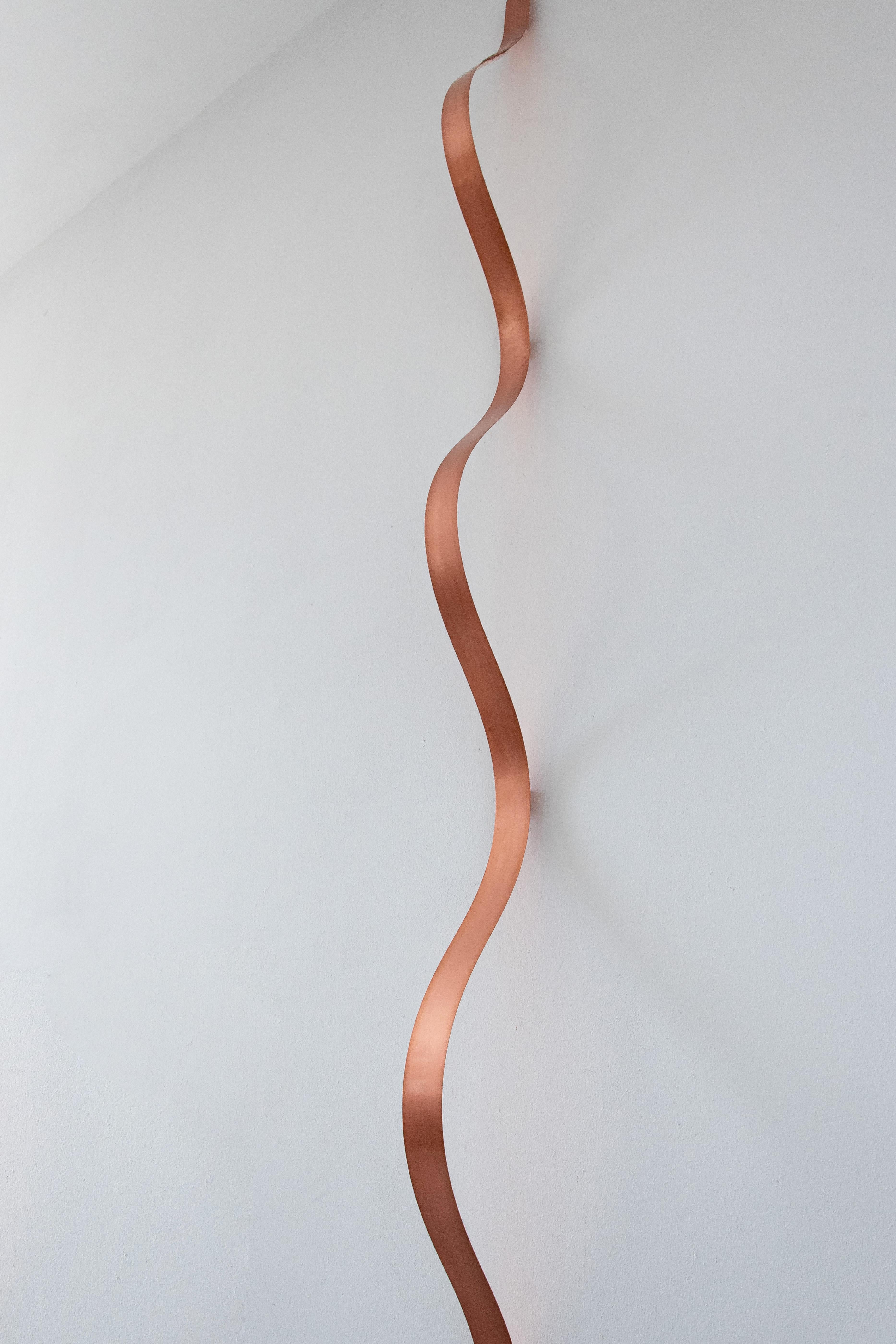 [ARRAY] Sine Light - Wall Lamp (Copper) In New Condition For Sale In ROTTERDAM, NL