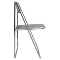 Arrben chrome folding chair 1970s Italy