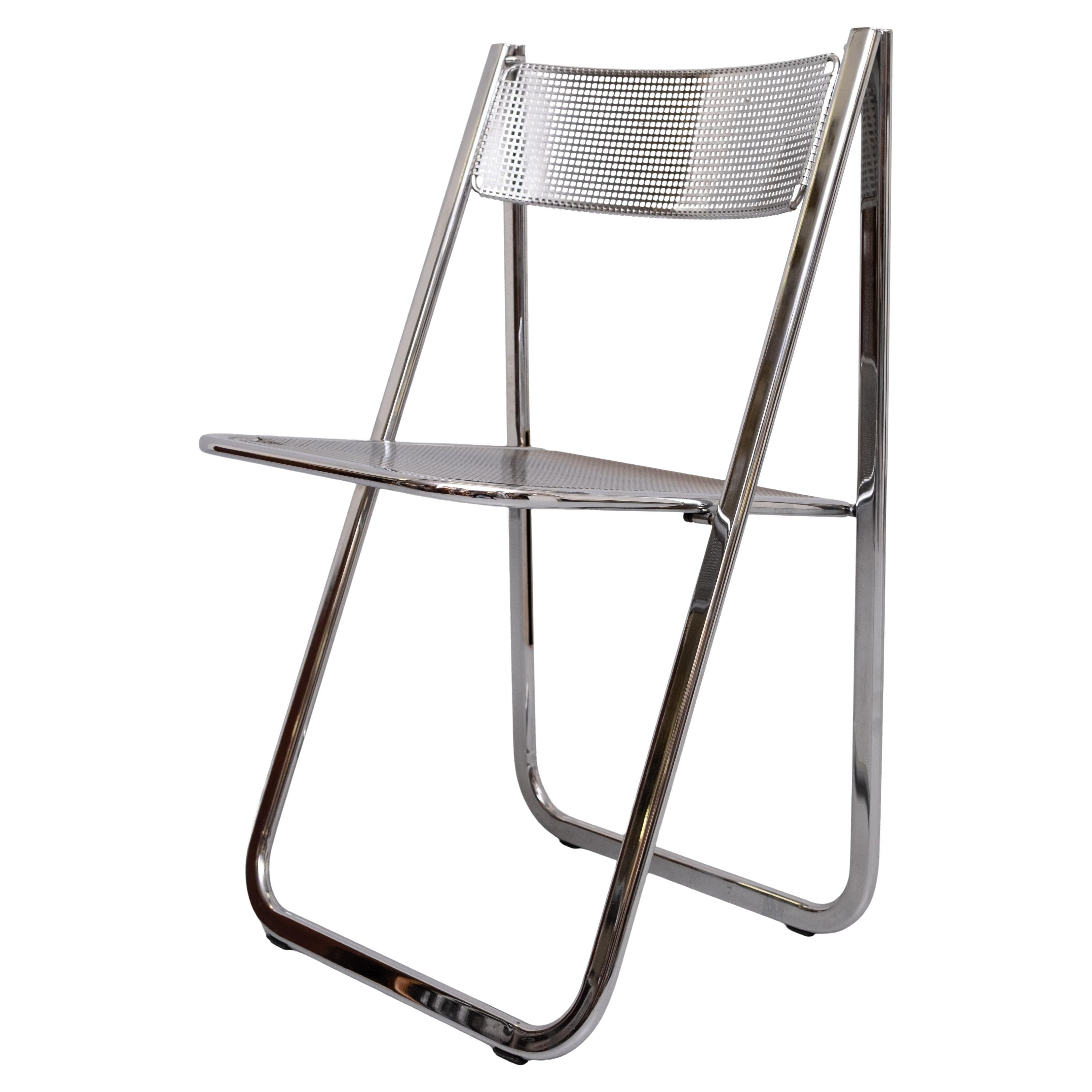 Arrben chrome folding chair 1970s Italy en vente