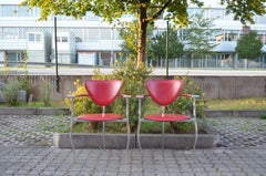 Arrben Italy Modern red Dining Chair Model Marylin