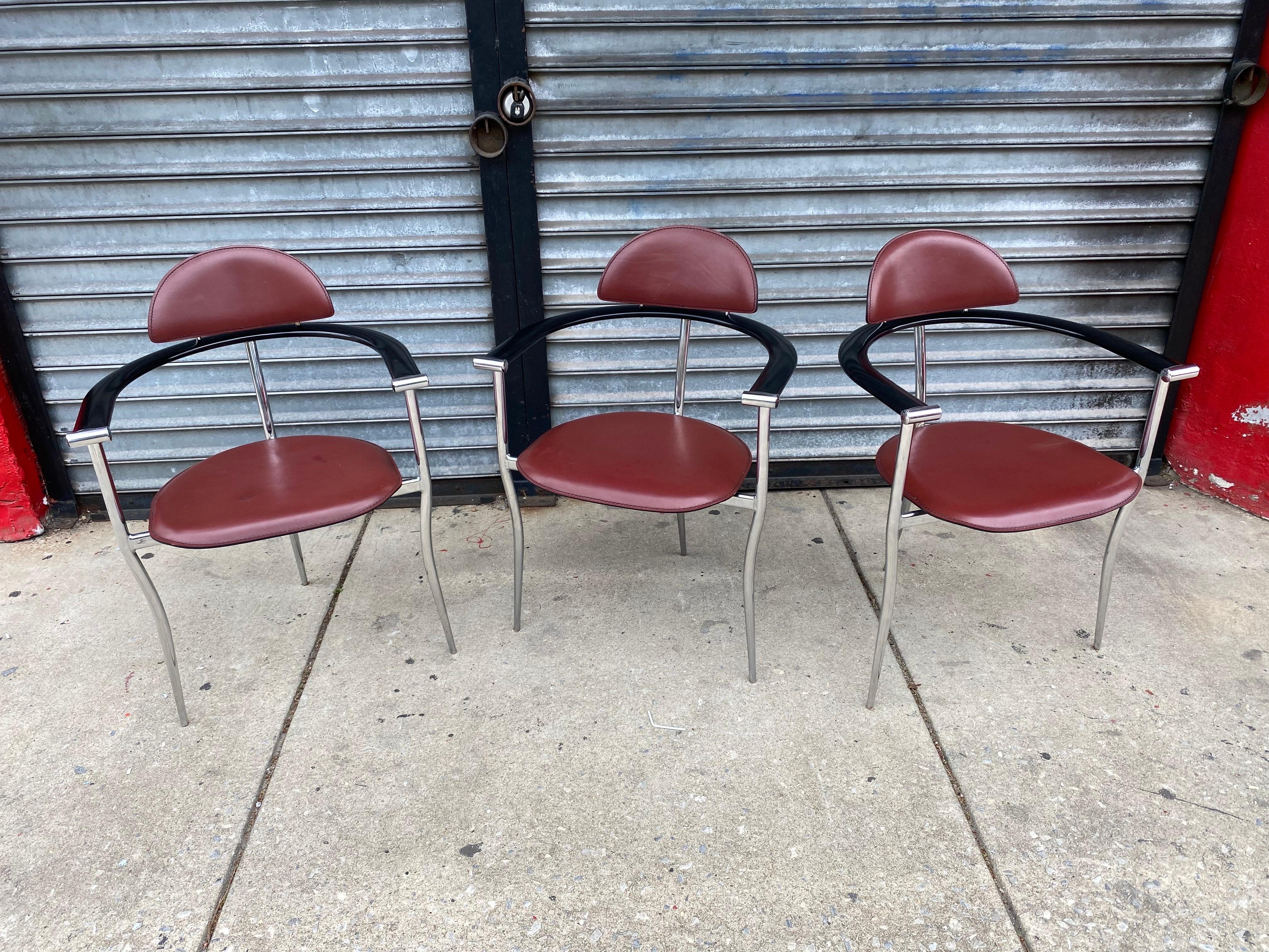 Postmoderne Arrben Stiletto - Ensemble de 6 chaises de salle à manger