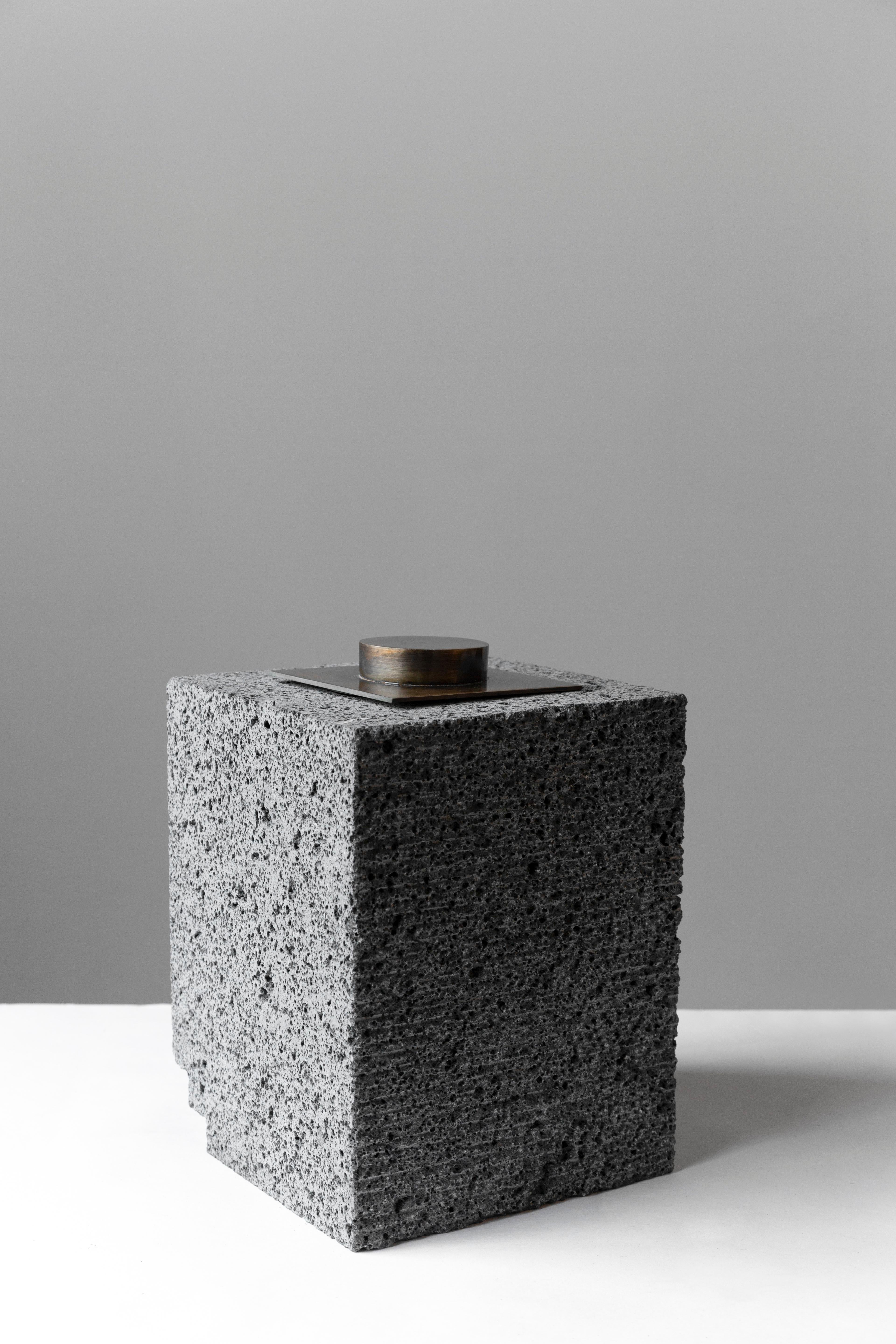 Arrebol Escalonado by Studioroca.
Dimensions: 18 x 18 x 30.5 cm.
Materials: volcanics rocks essential oils diffuser.

Studioroca is a Mexico City design studio focused on architecture, interior design and contemporary furniture. Its penchant for