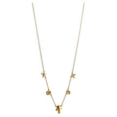 Arrecife Necklace in 24K Gold-Plated Bronze by xMartaja