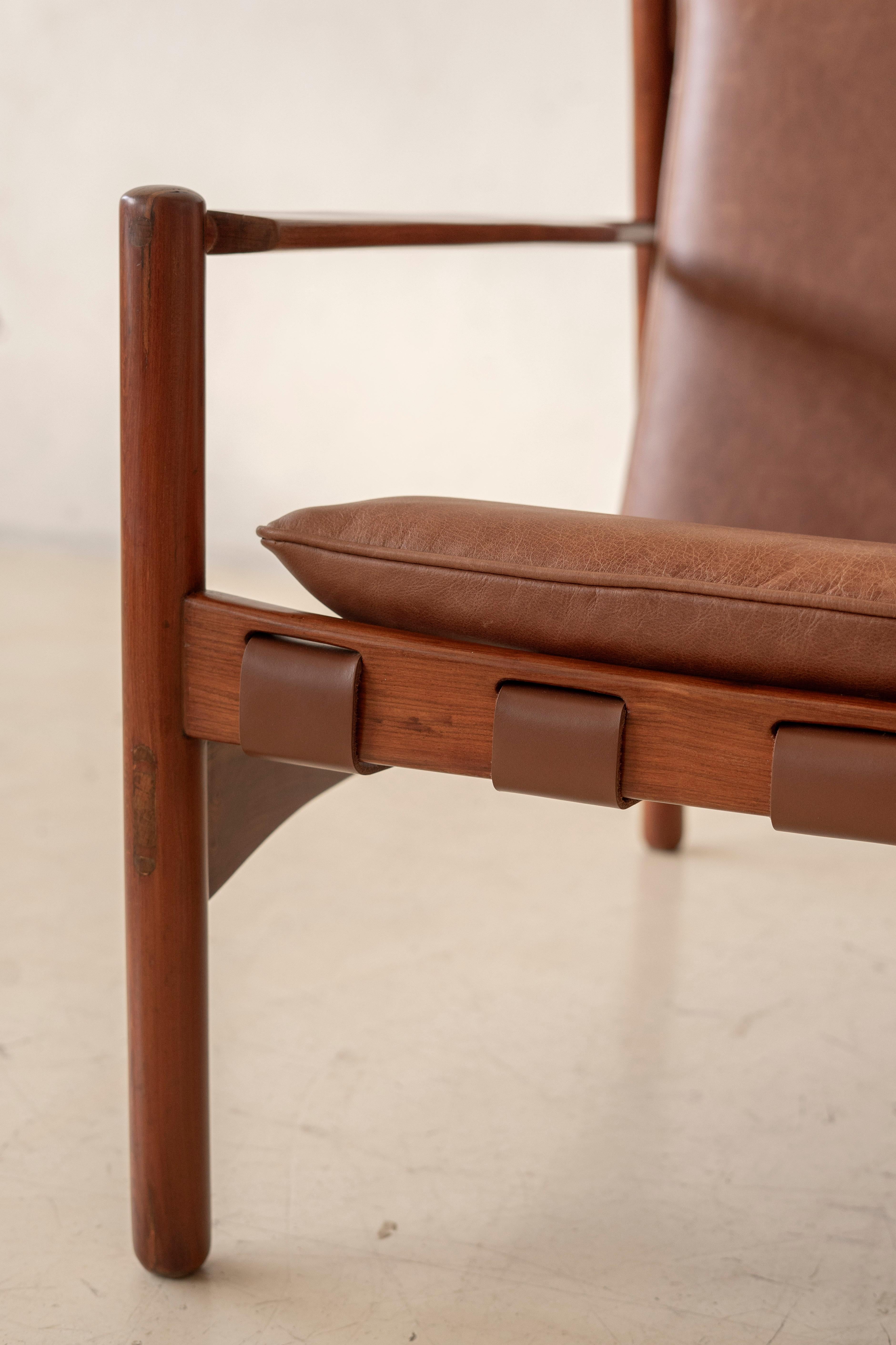 Fauteuils Arredamento en caviuna massif, 1960, Milieu du siècle, Brésil en vente 12