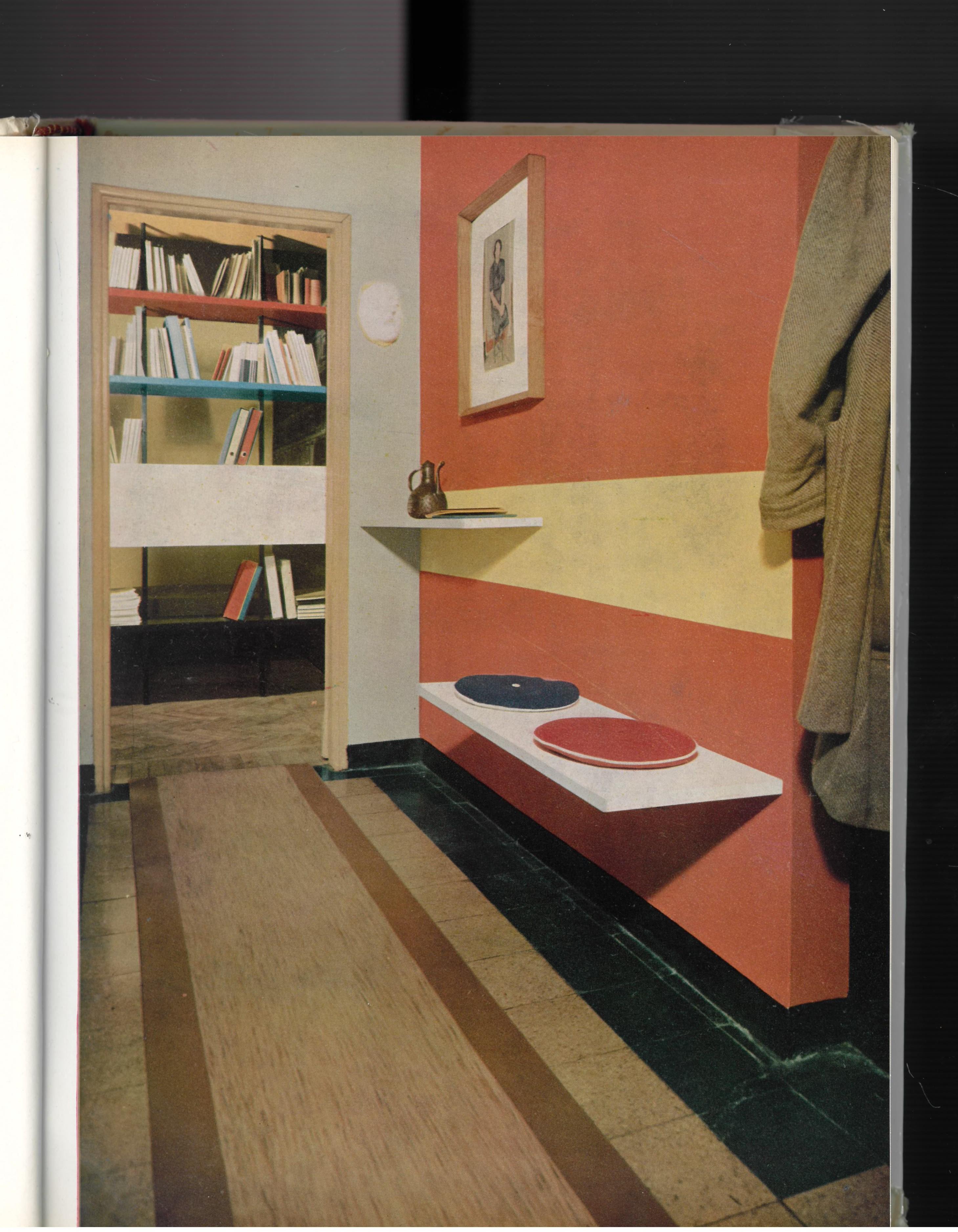 Rare Italian furniture, lighting and interiors books. 668 black and white illustrations and 14 color plates showing the work of Arteluce, Paolo Buffa, Chiesa Pietro, Carlo di Carli, Carlo Mollino. Gio Ponti, Guglielmo Ulrich and many many more. The