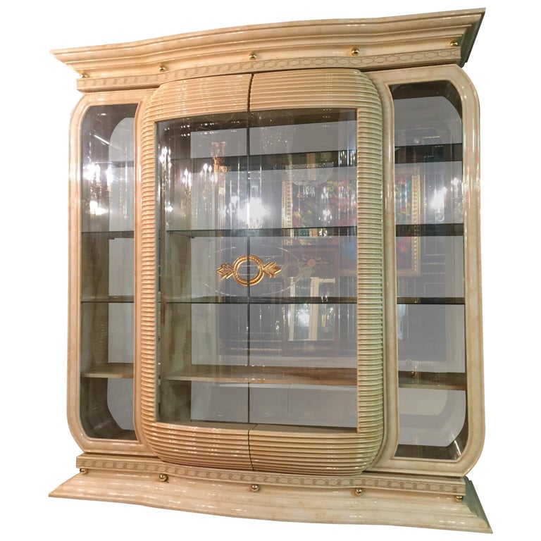 Arredo Cassic Showcase In Art Deco Style For Sale At 1stdibs