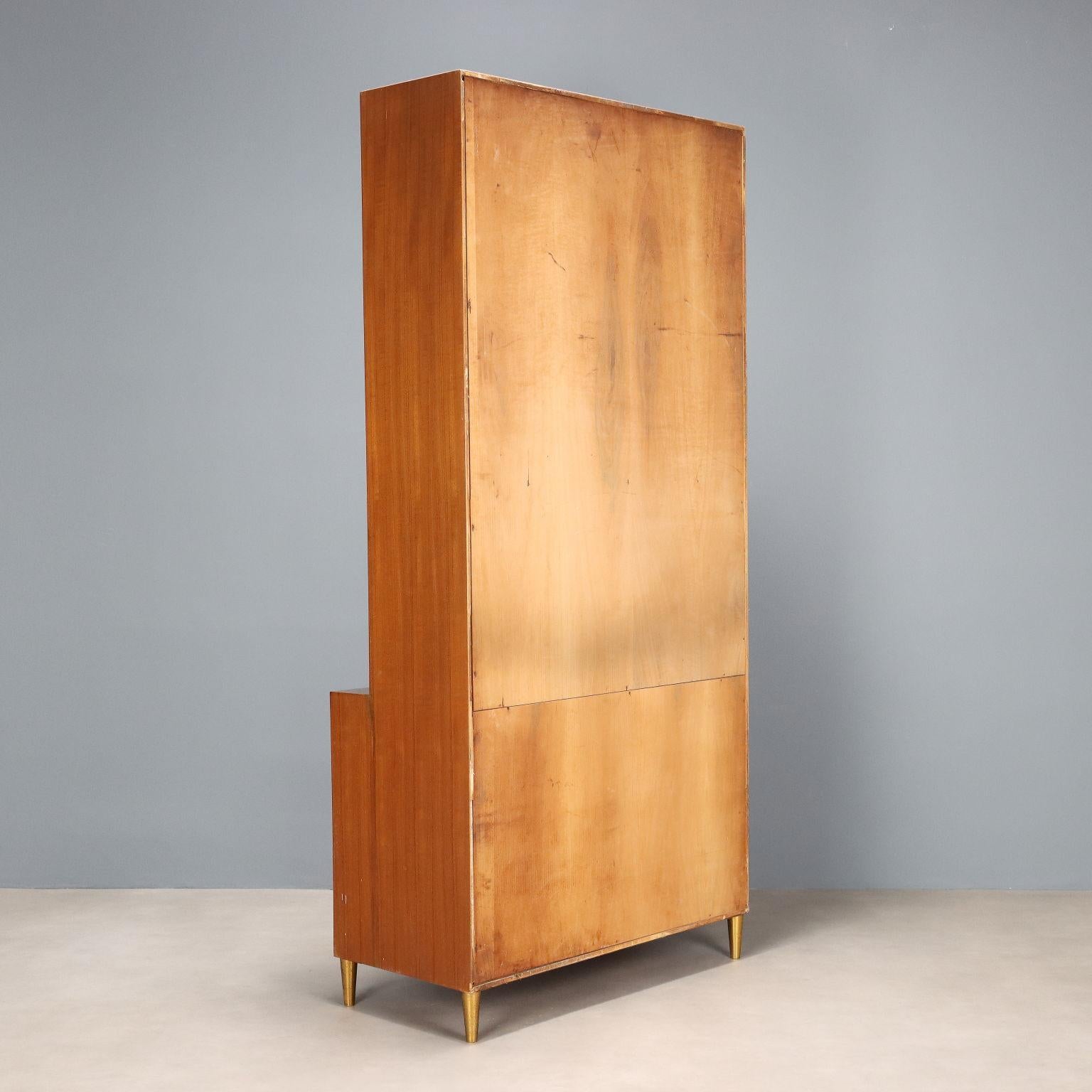 Arredo libreria con vetrina anni '60 in vendita 3