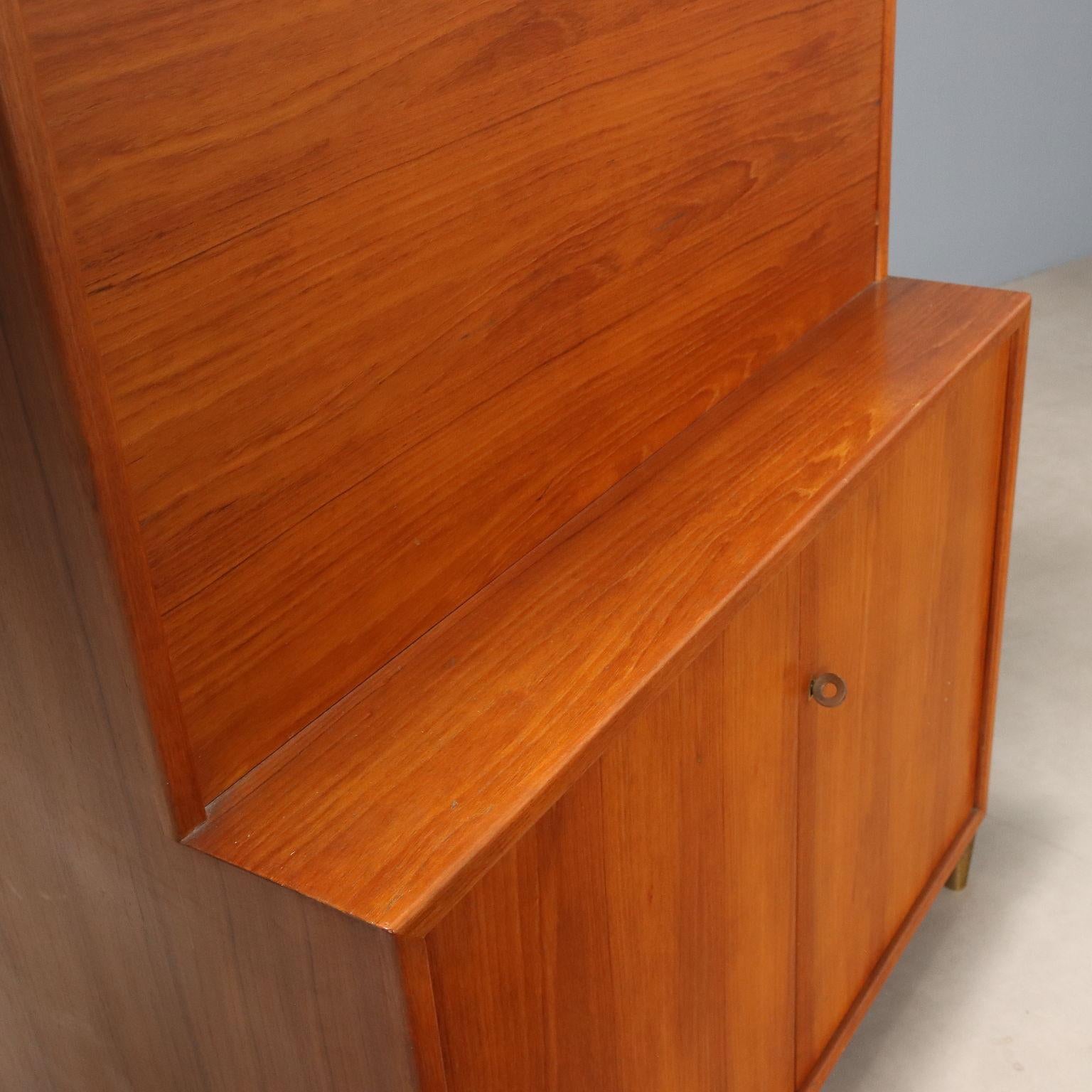 Arredo libreria con vetrina anni '60 in vendita 1