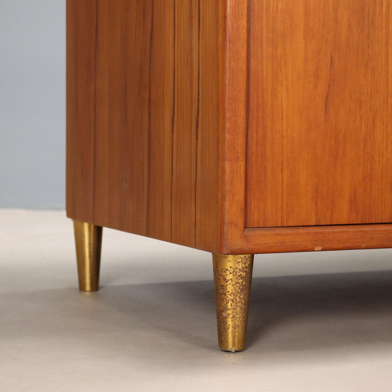 Arredo libreria con vetrina anni '60 in vendita 2