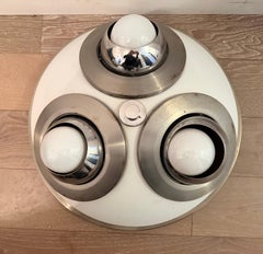 Arredoluce 1950 Directional 3 Licht Mid Century Flush Lampe