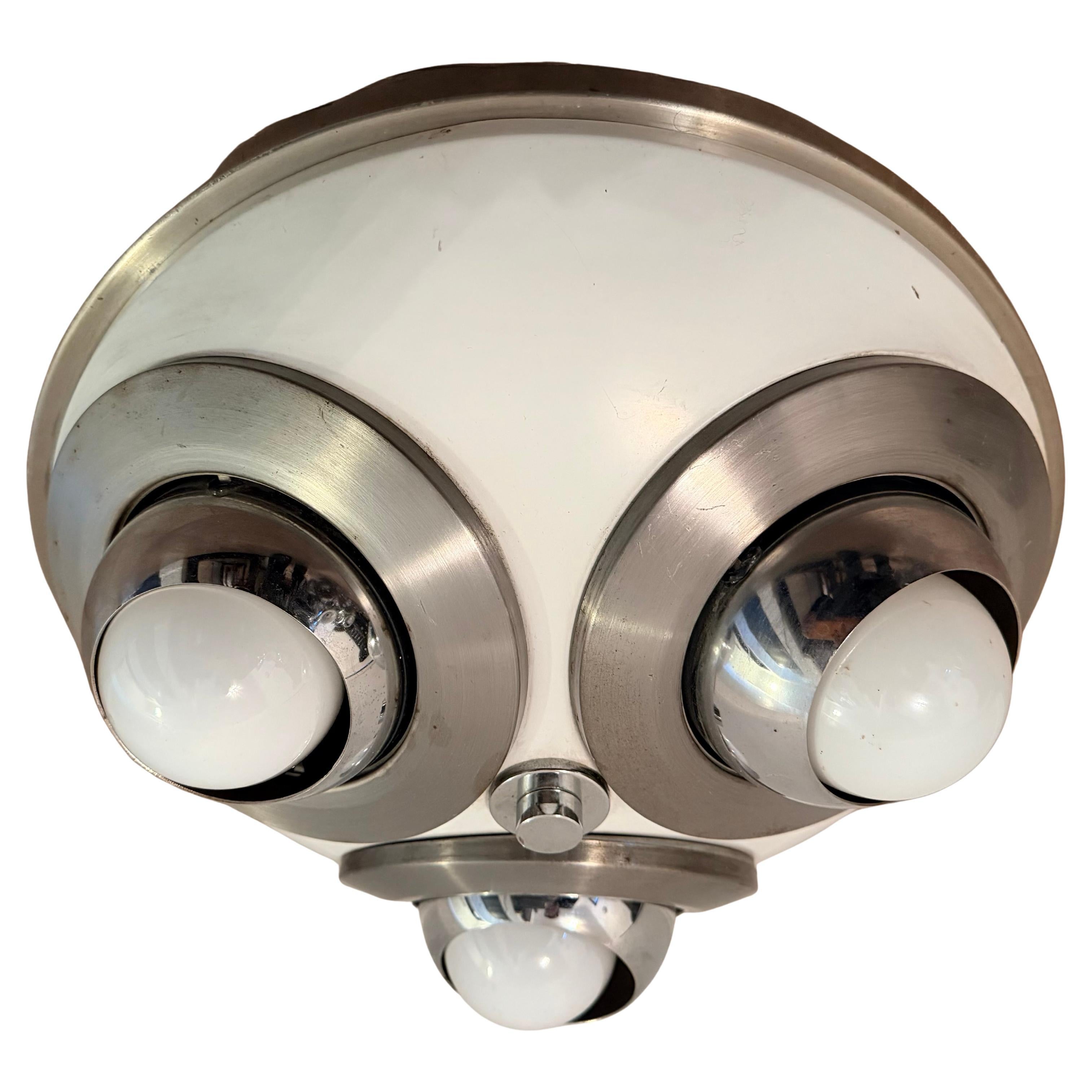 Arredoluce 1950 Directional 3 light Mid Century Flush Lamp im Angebot