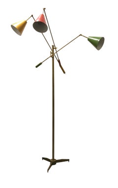Arredoluce and Angelo Lelli Style Triennale Floor Lamp, Italy, 1960s