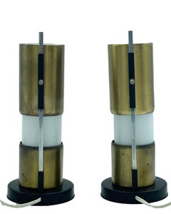 Arredoluce Attrib. Paor of Table Lamps, Italy 1960s