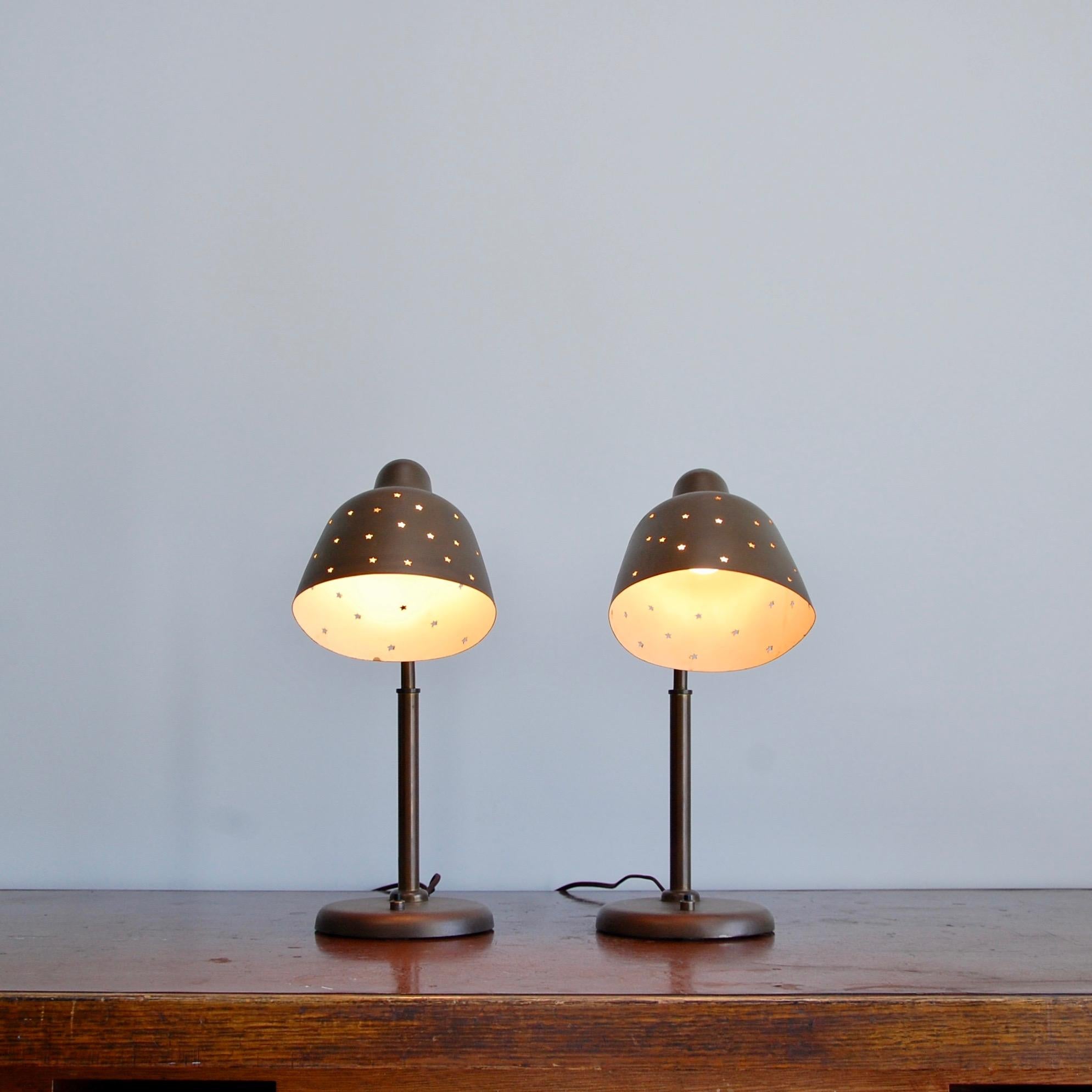 Arredoluce Attributed Star Table Lamps 1