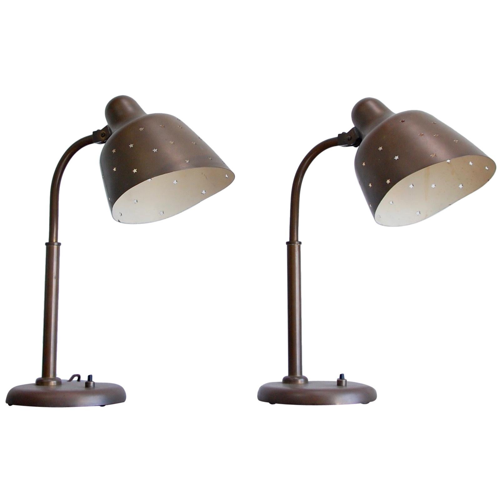 Arredoluce Attributed Star Table Lamps