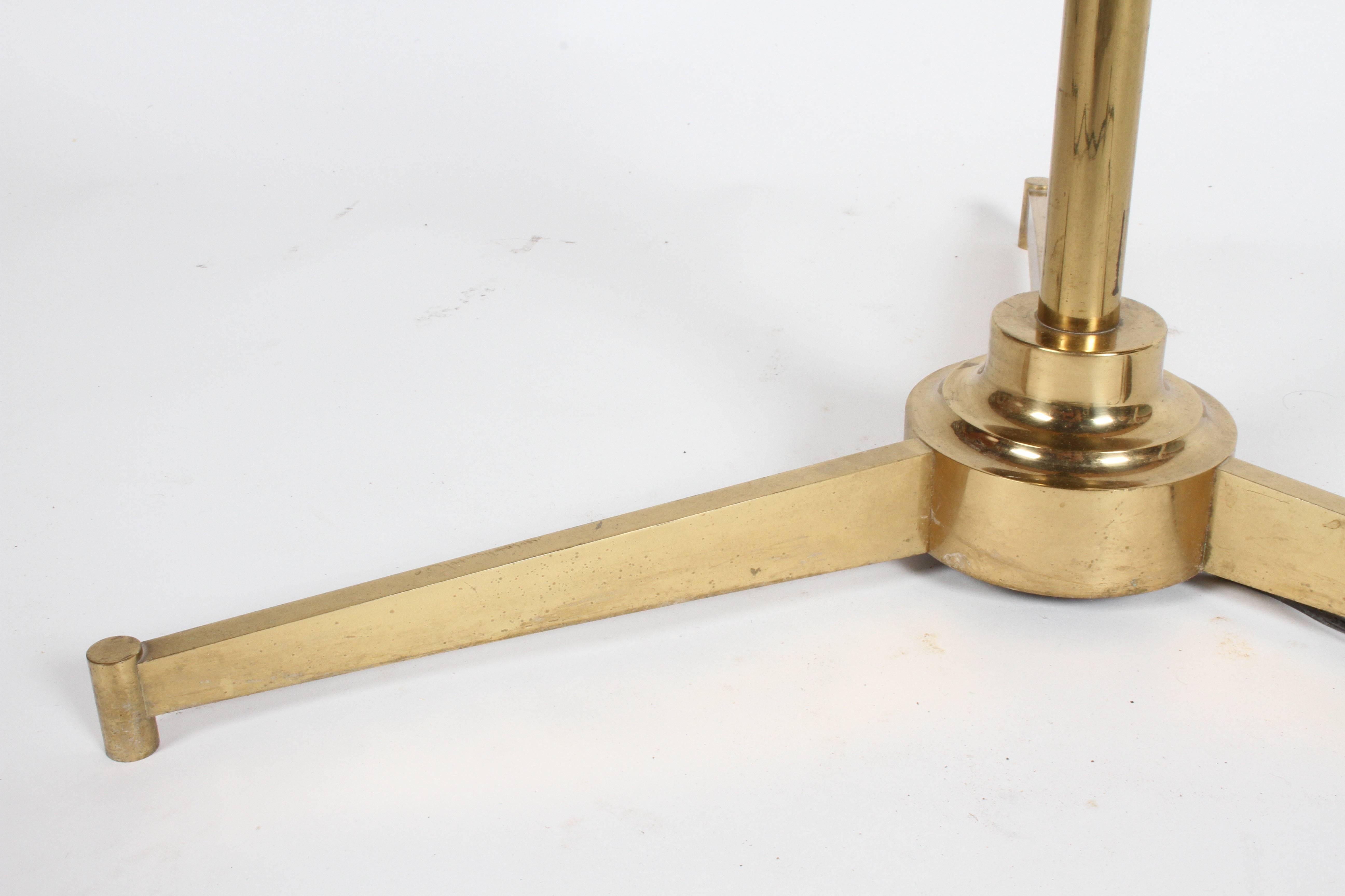 Arredoluce Brass Art Easel with Lamp by Angelo Lelli 7