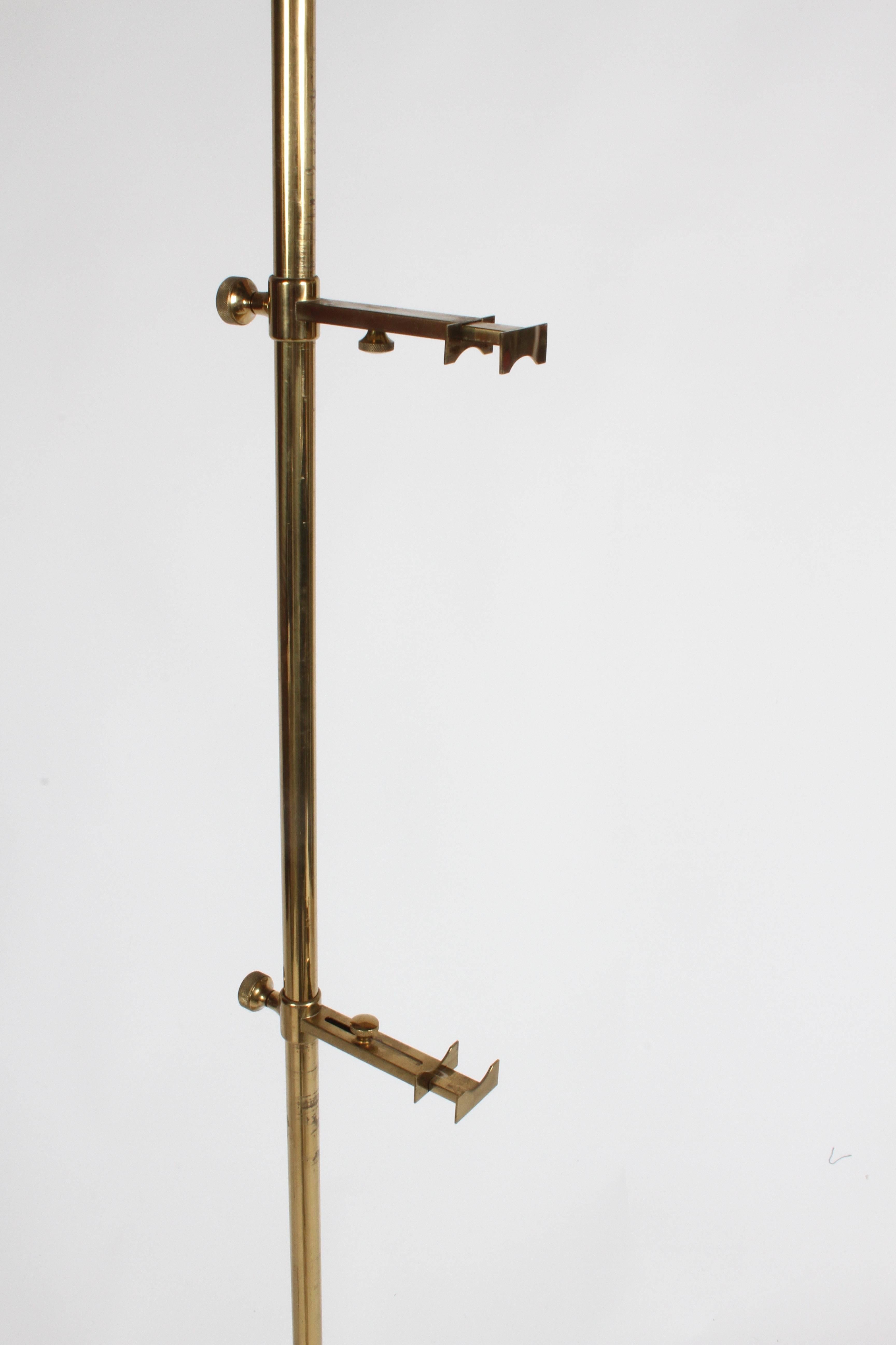 Arredoluce Brass Art Easel with Lamp by Angelo Lelli 8