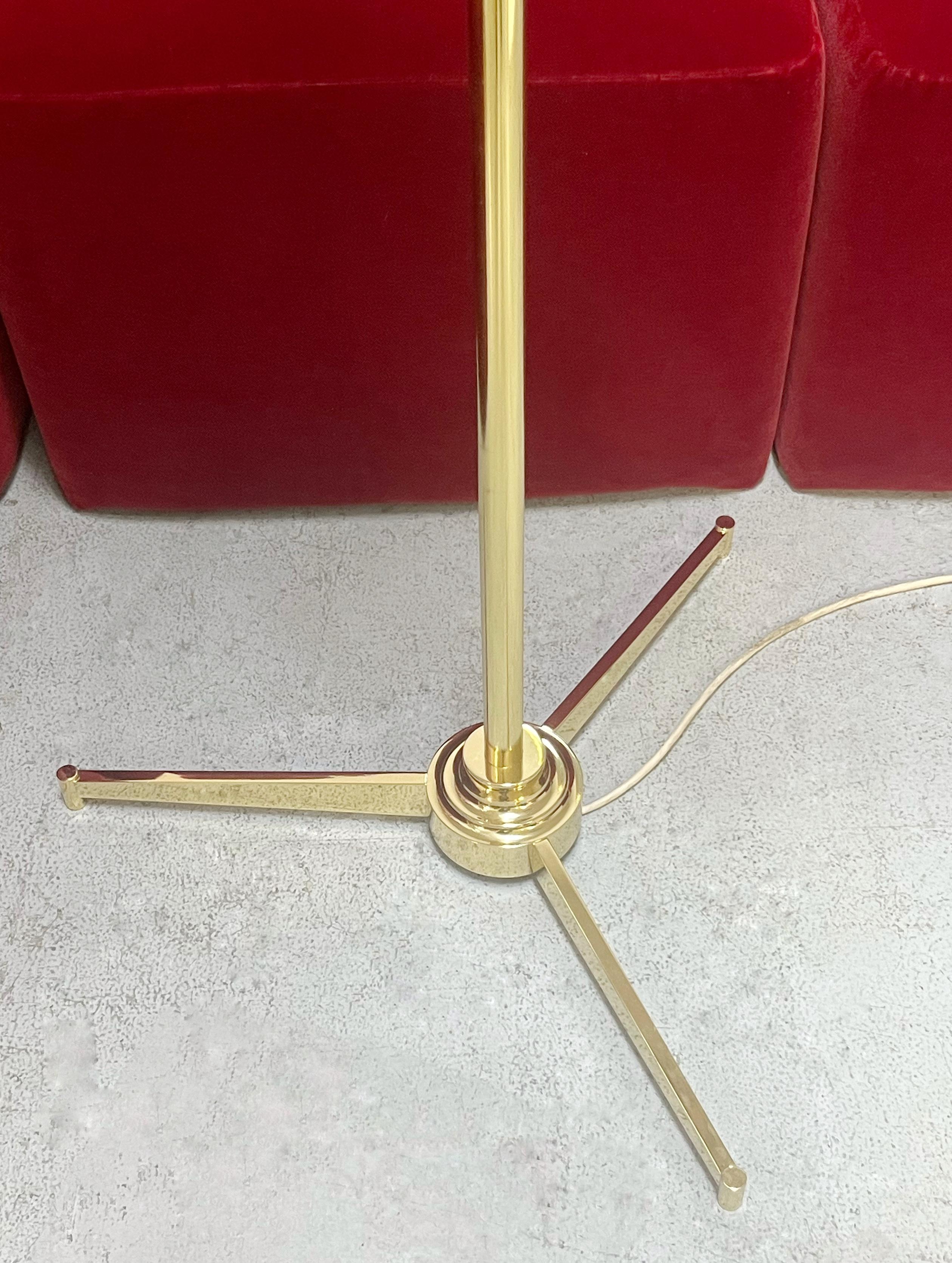 Arredoluce Brass Easel Cavalletto Floor Lamp by  Angelo Lelia 6