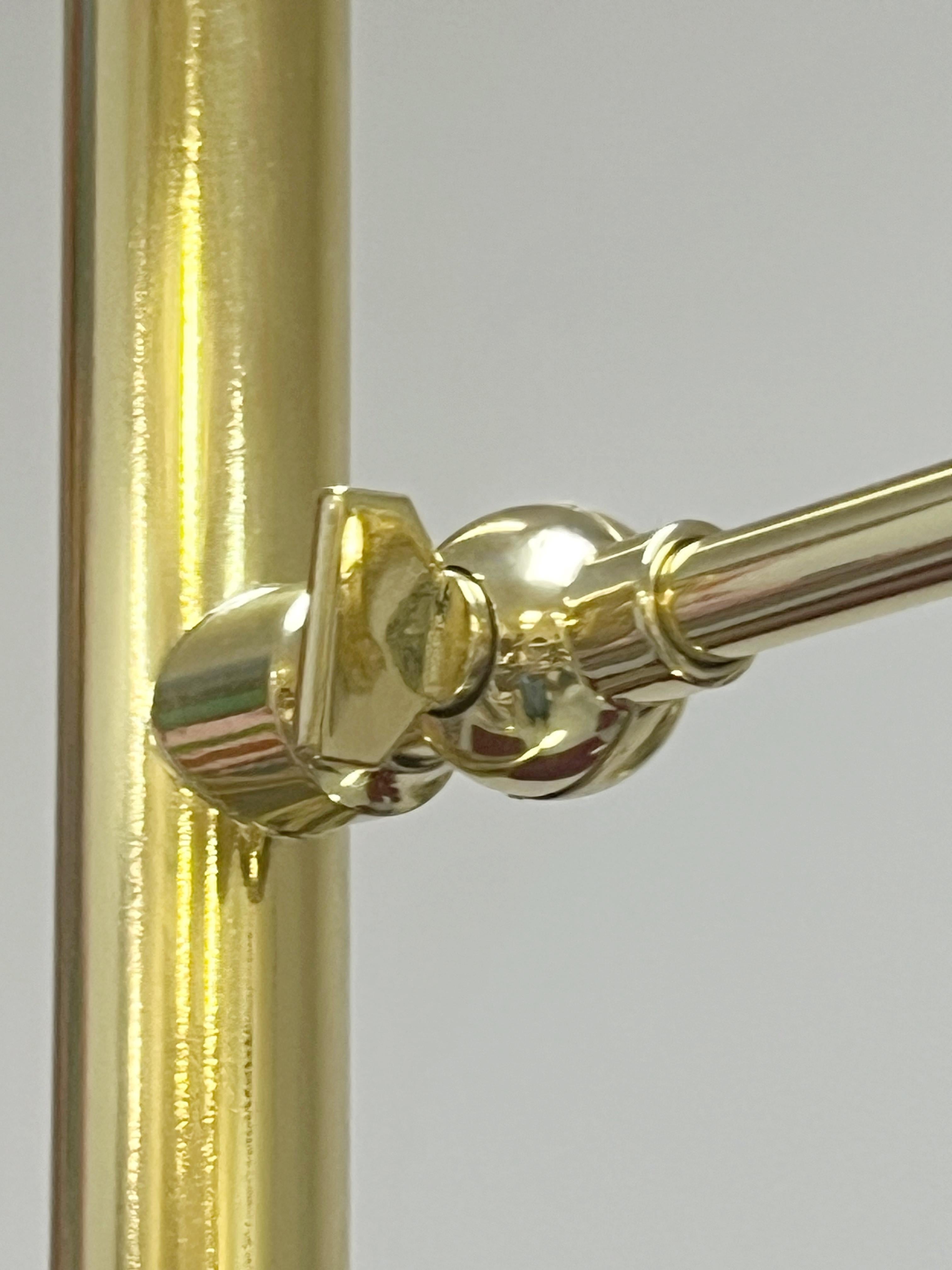 Arredoluce Brass Easel Cavalletto Floor Lamp by  Angelo Lelia 3