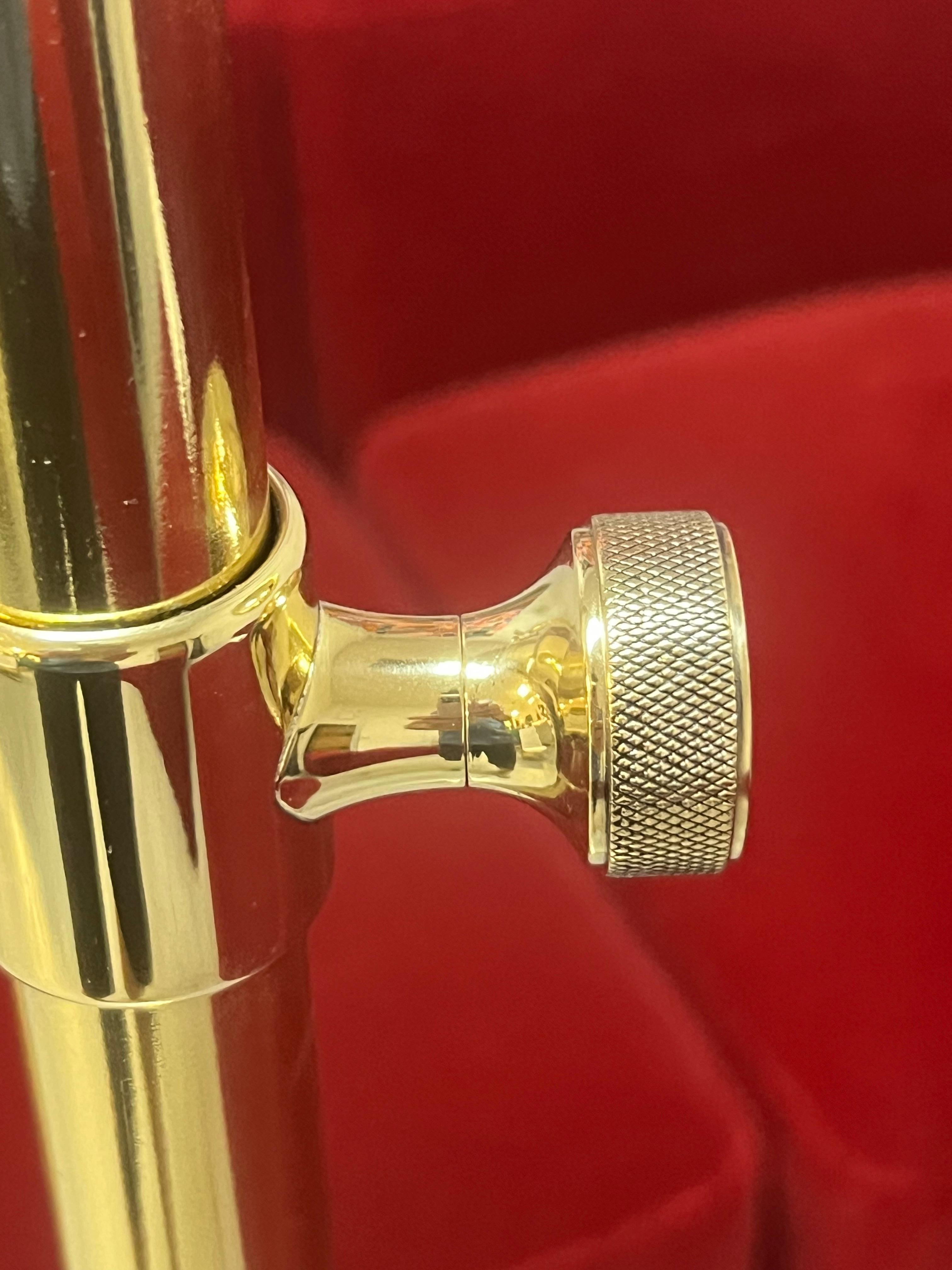 Arredoluce Brass Easel Cavalletto Floor Lamp by  Angelo Lelia 4