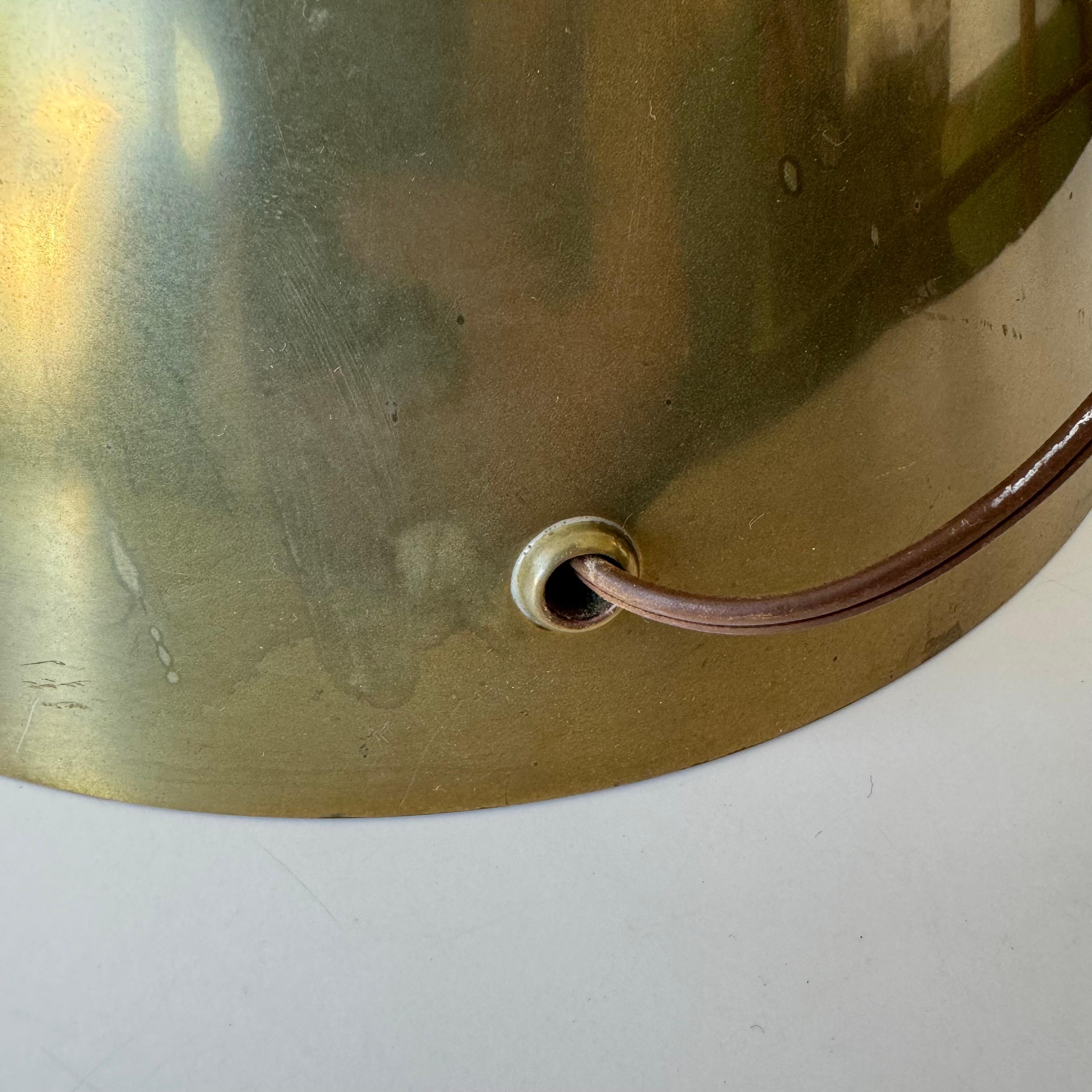 Angelo Lelli for Arredoluce Brass Hourglass Table Lamp For Sale 3