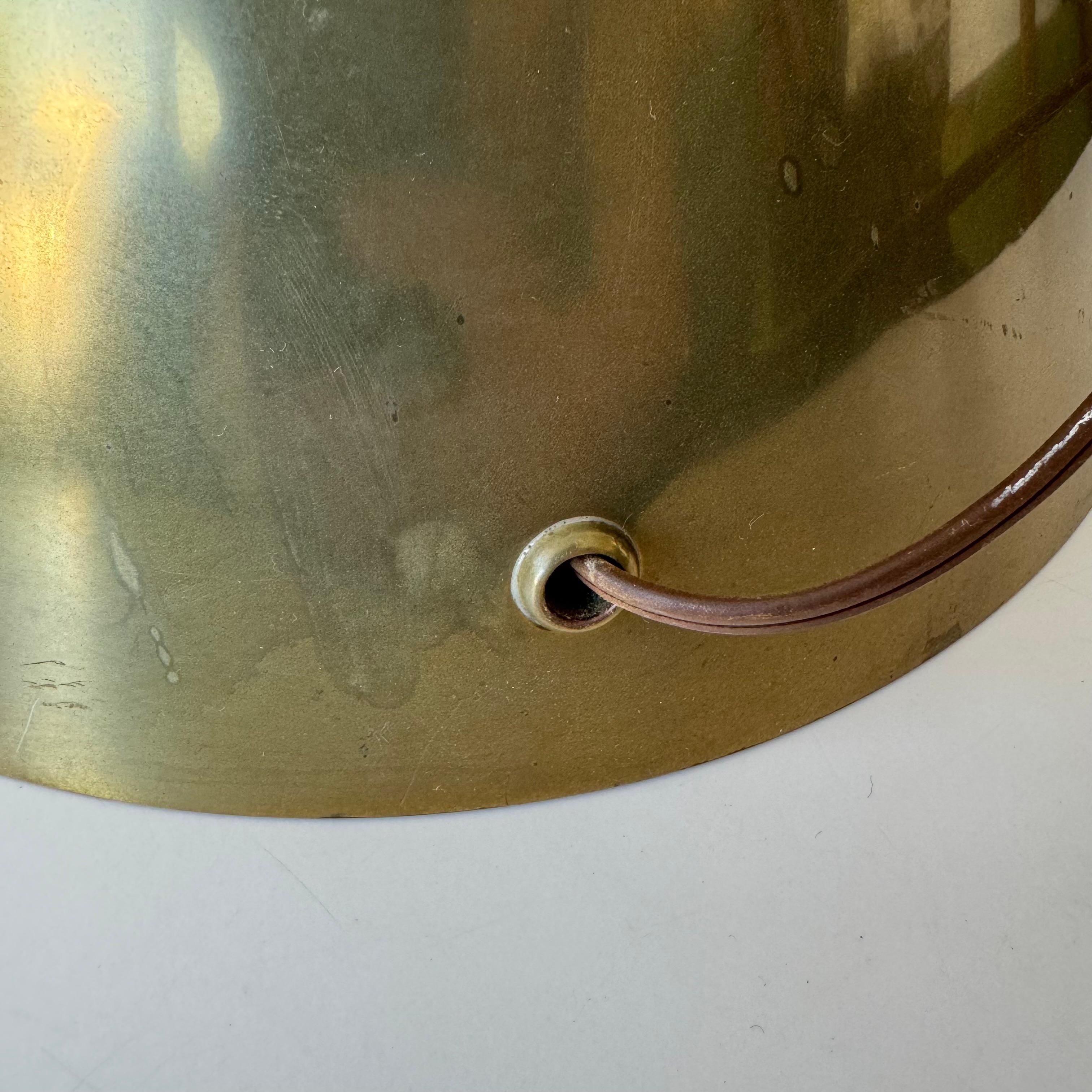 Angelo Lelli para Arredoluce Lámpara de mesa Reloj de arena de latón en venta 2
