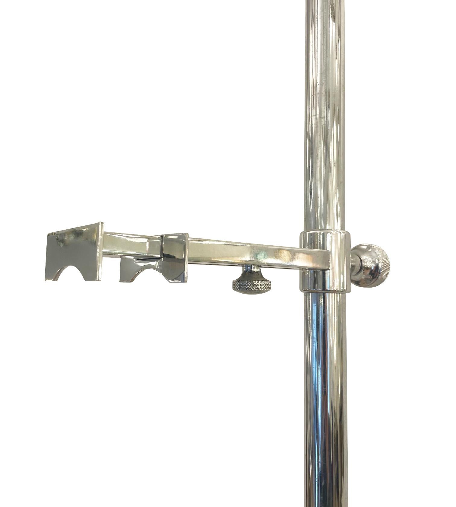 Nickel Arredoluce Easel Floor Lamp, 1970s For Sale