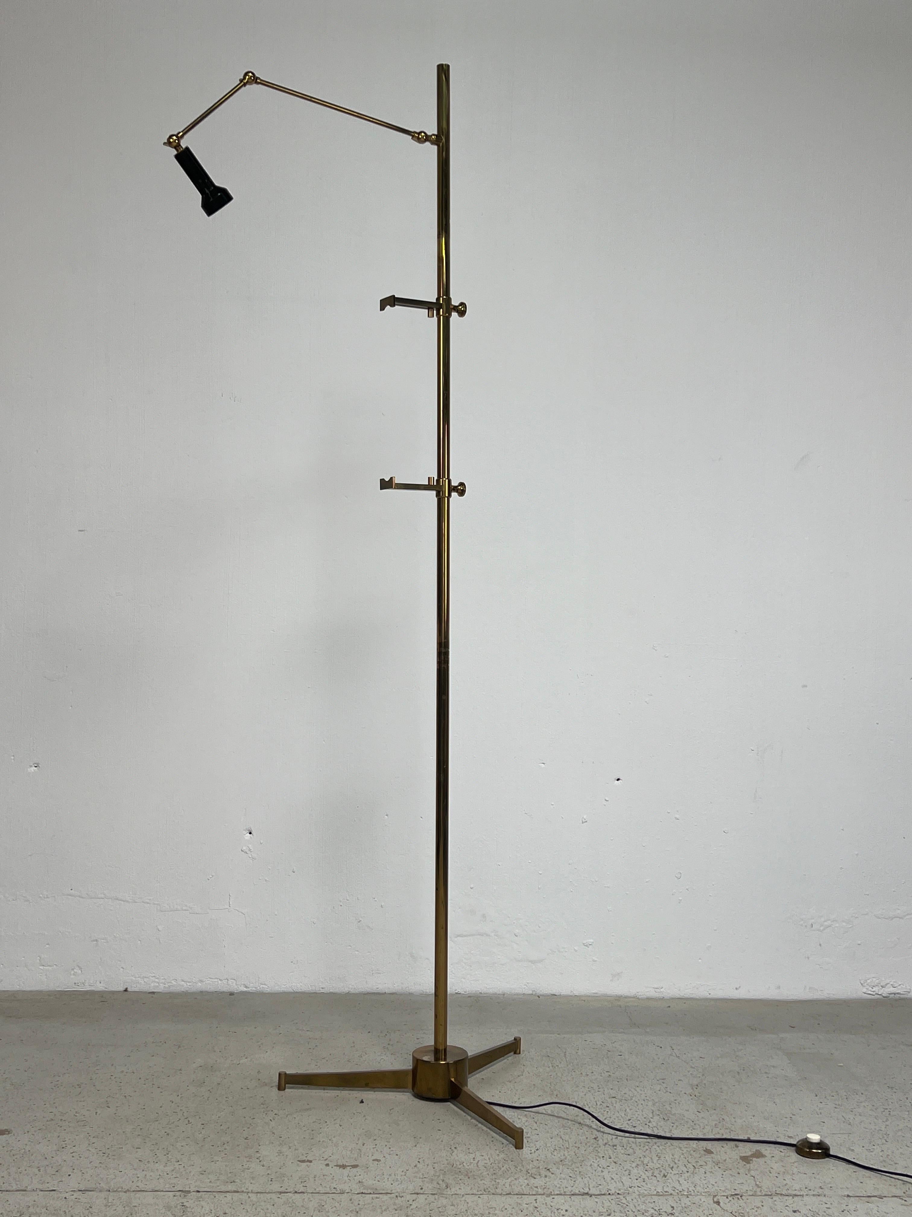 Brass Arredoluce Easel Lamp, 1958