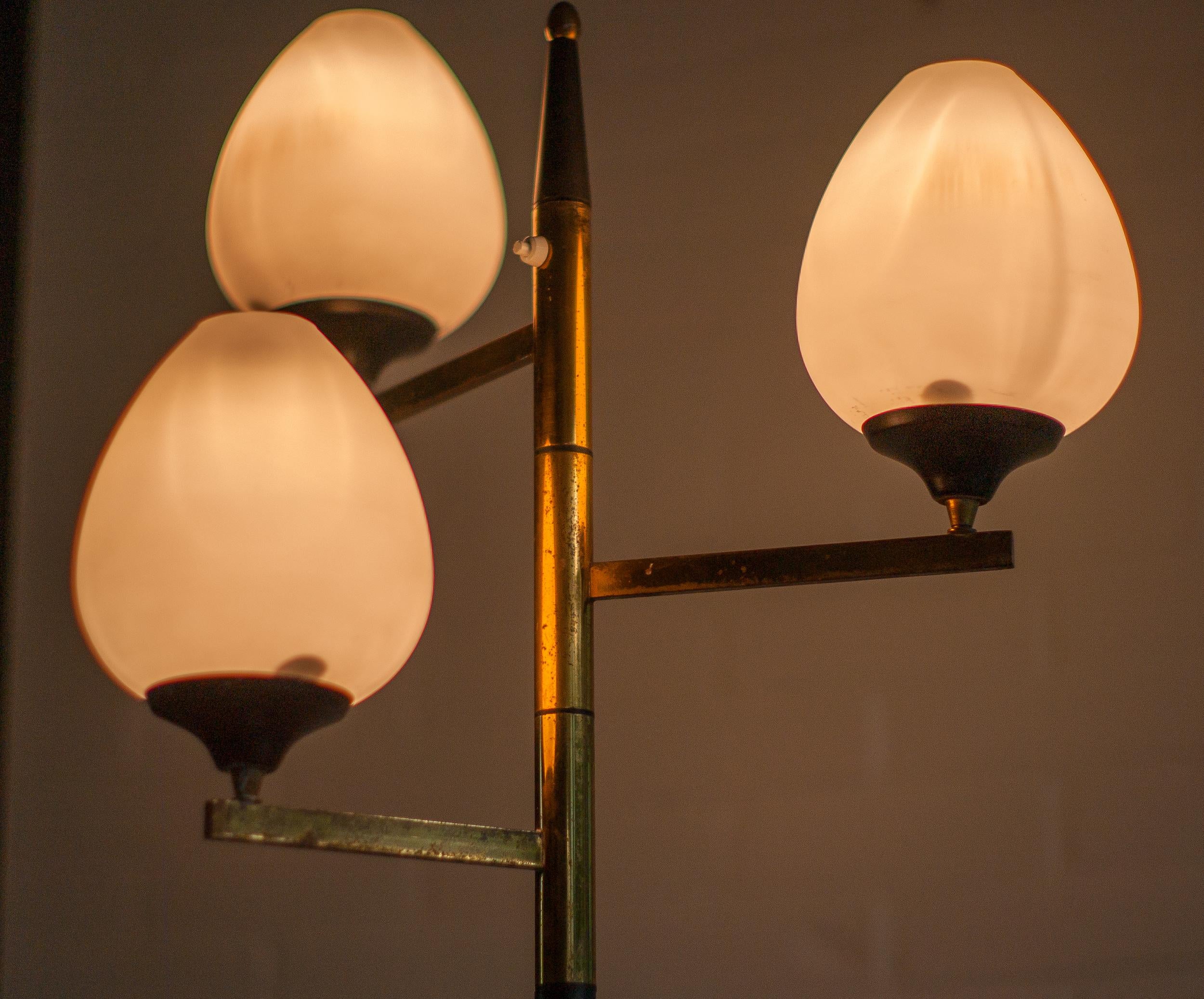 Brass Arredoluce Floor Lamp For Sale