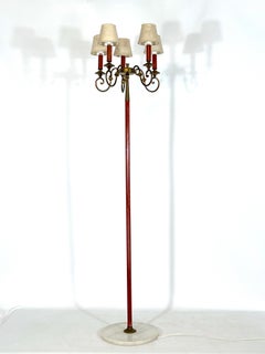 Arredoluce Monza, Brass Floor Lamp from 50s