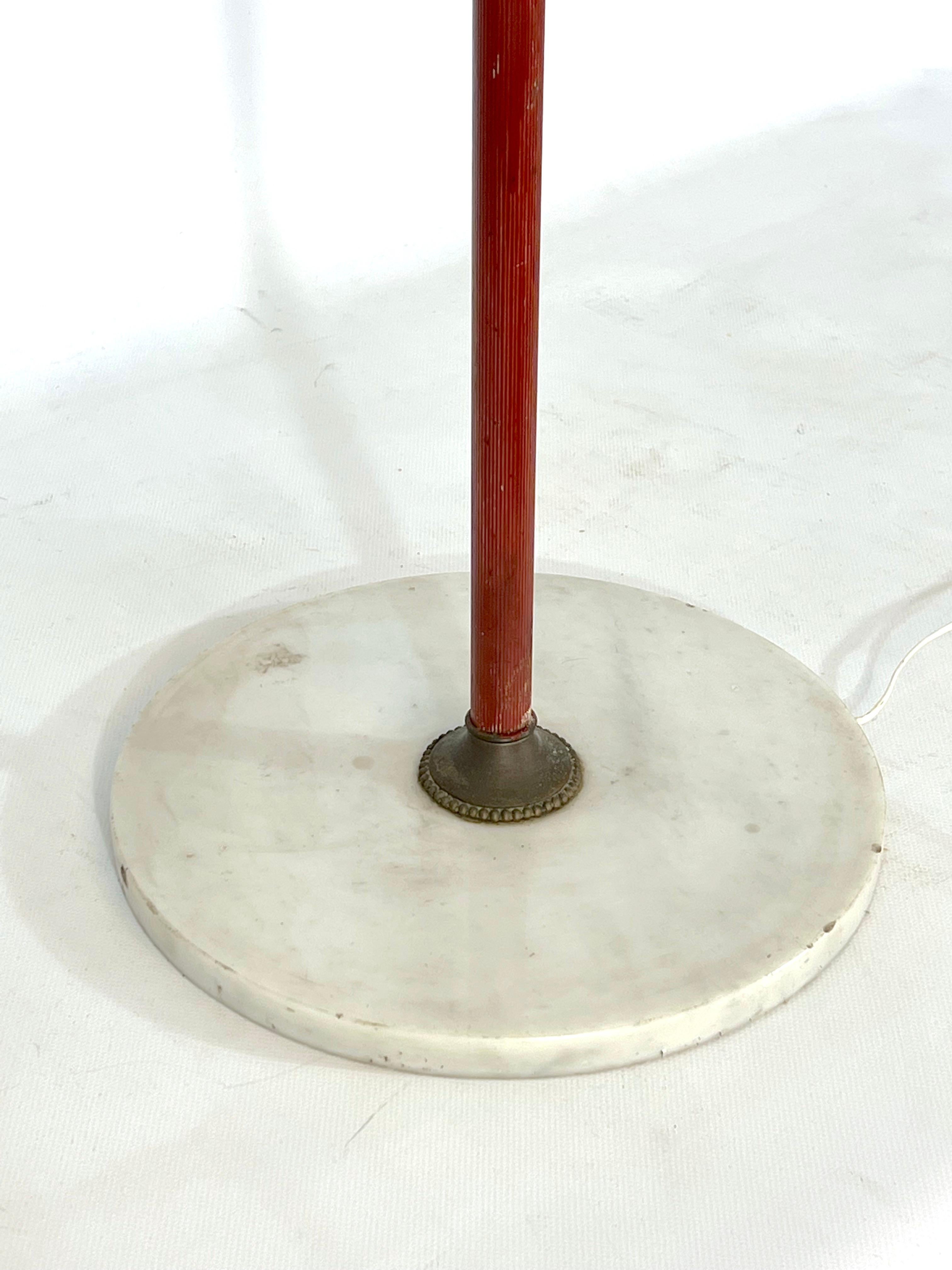 Mid-Century Modern Arredoluce Monza, Brass Floor Lamp from 50s For Sale