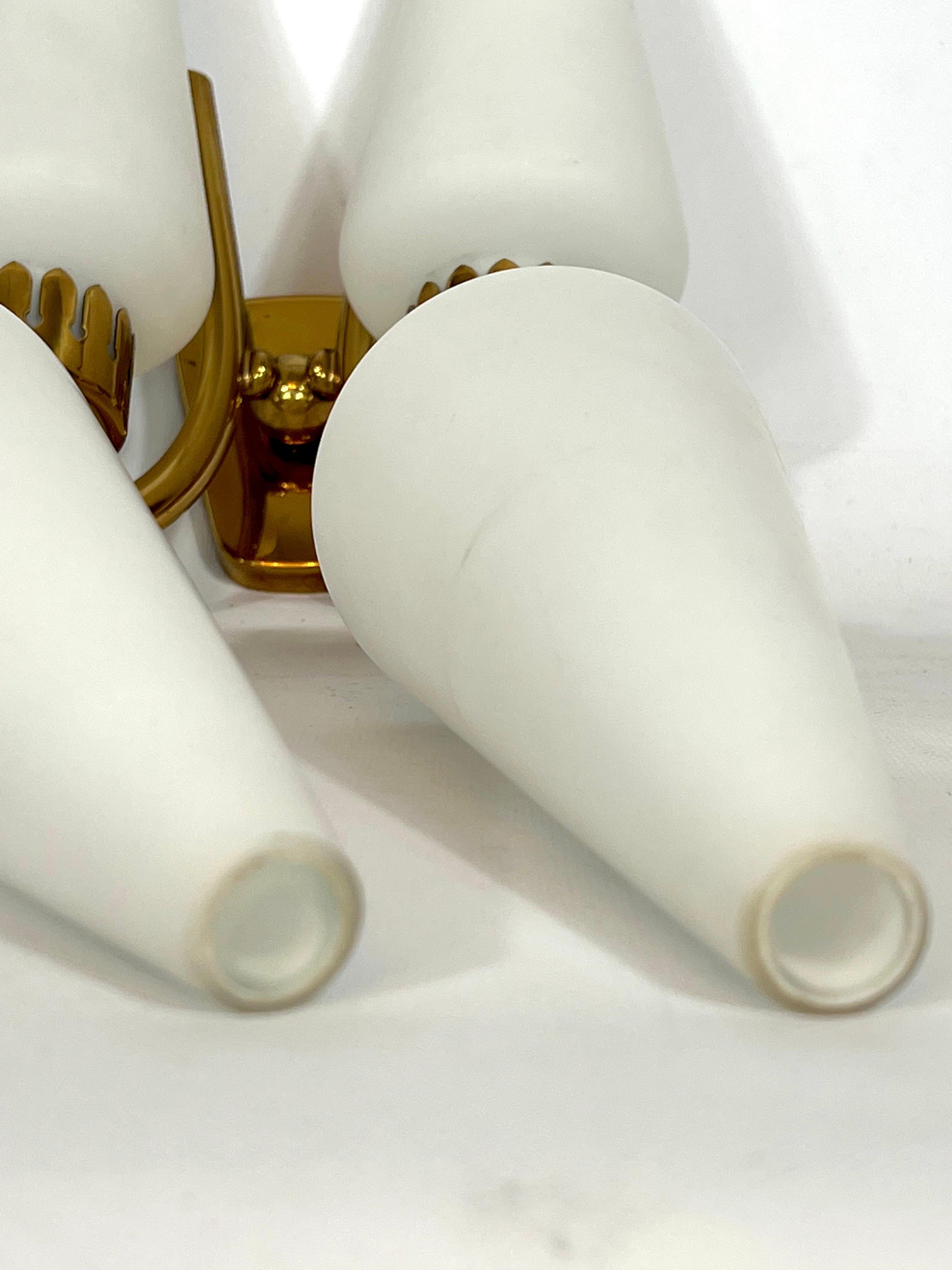Arredoluce Monza Style, Mid-Century Italian Set of Five Sconces from 50s For Sale 8
