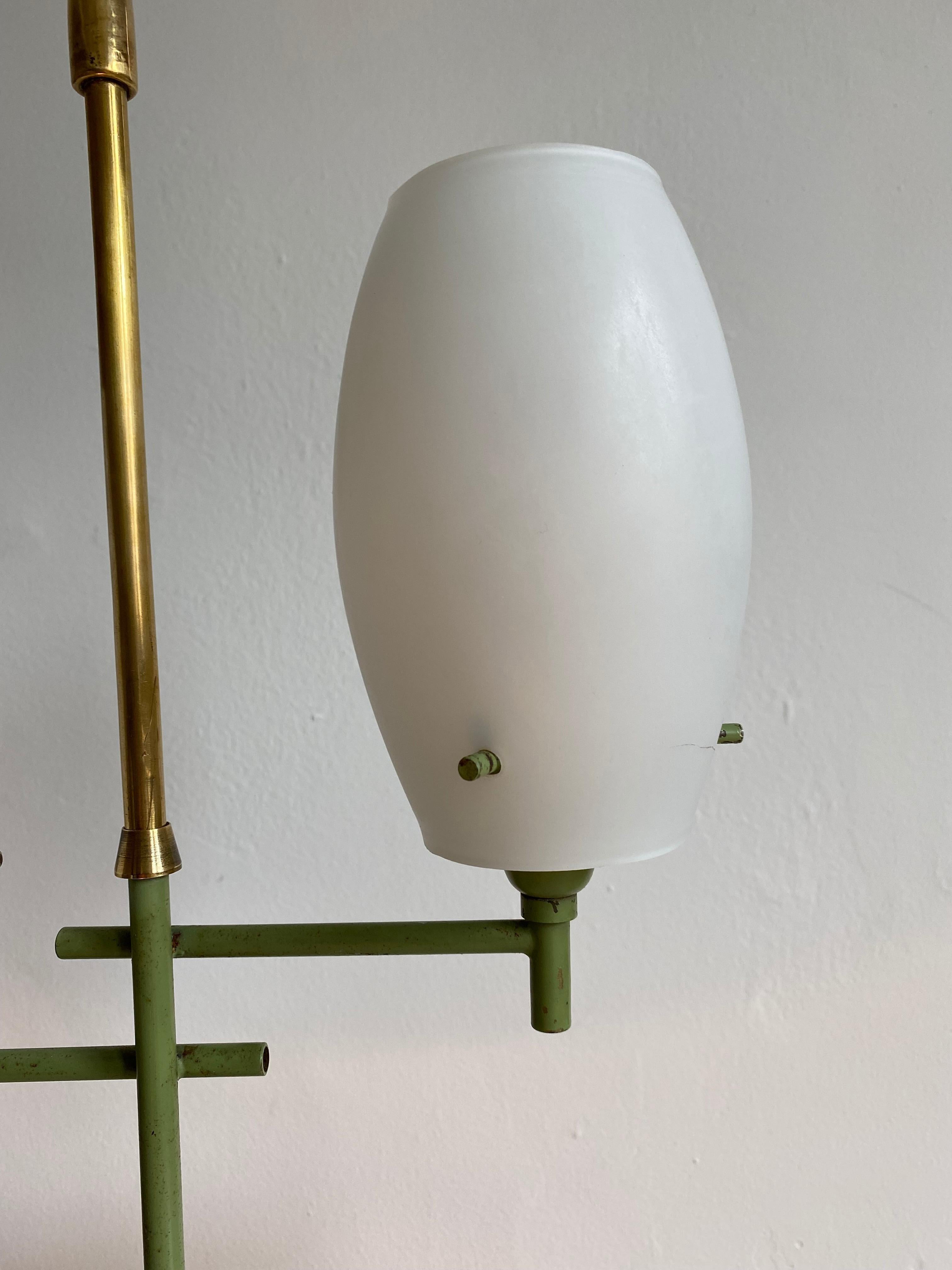 Arredoluce Style Double Orb Table Lamp In Good Condition In New York, NY