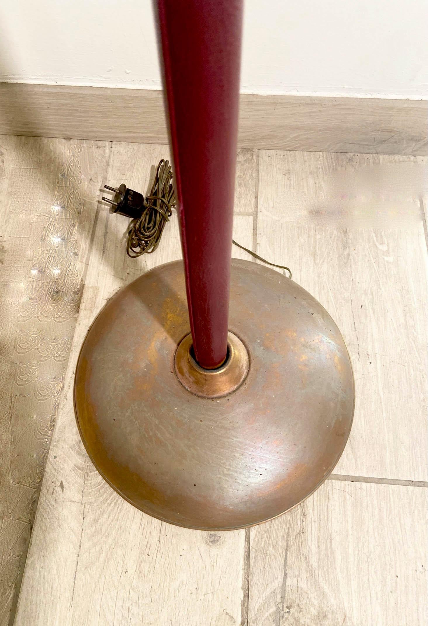 Mid-20th Century Arredoluce Style IBrass Floor Lamp, Italy 1950s