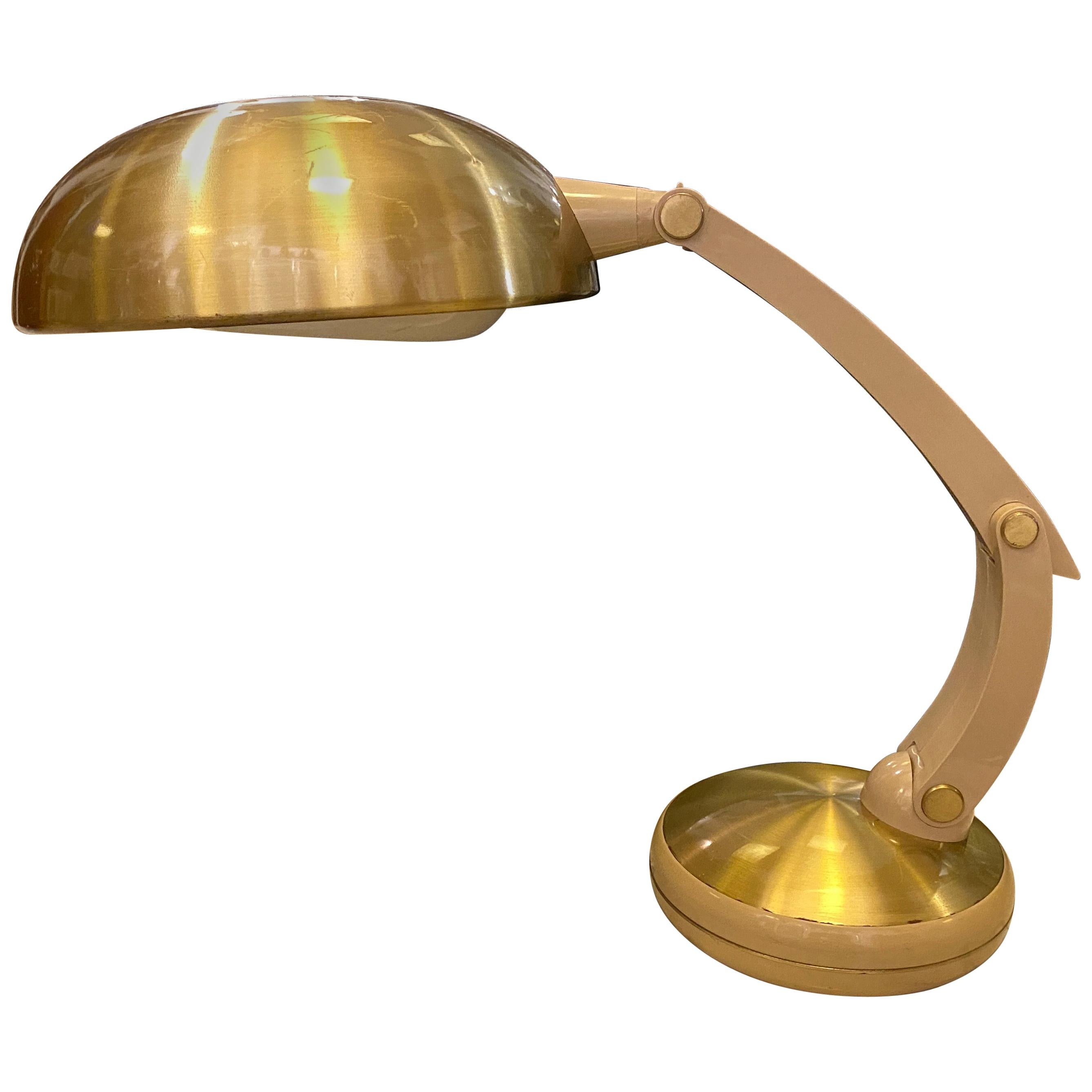 1960s Arredoluce Style Mid-Century Modern Italian Desk Lamp For Sale