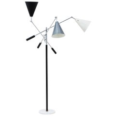 Rare Arredoluce Tri Arm Floor Lamp At 1stdibs Arredoluce Three Arm Floor Lamp