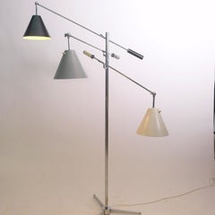 Arredoluce Triennale Floor Lamp, by Angelo Lelii, model 12128, Italy circa 1947