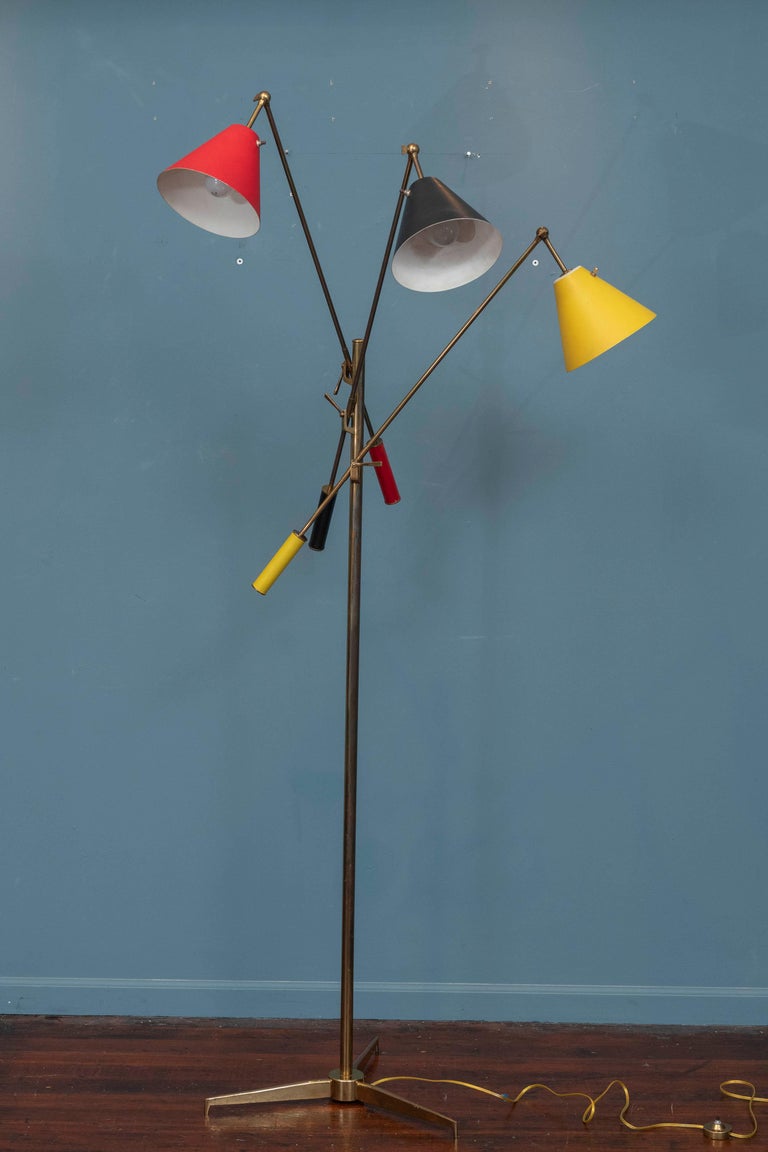 Arredoluce Triennale Floor Lamp by Angelo Lelli, Italy For Sale 4