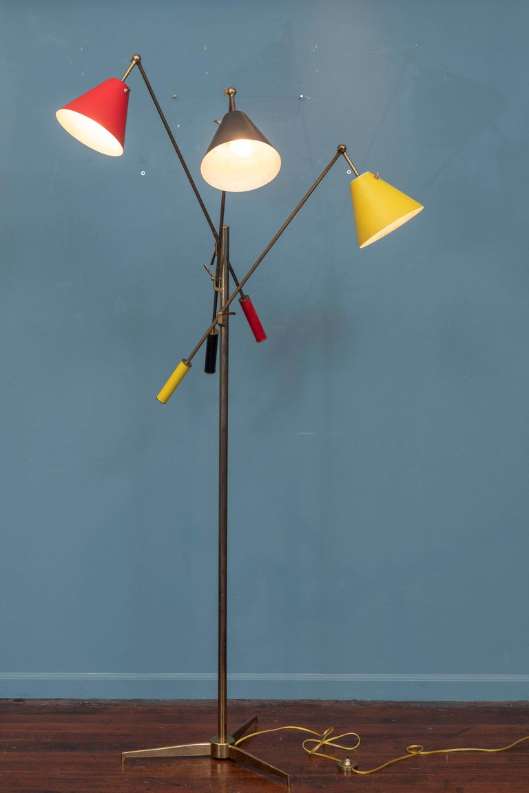 Arredoluce Triennale Floor Lamp by Angelo Lelli, Italy For Sale 5