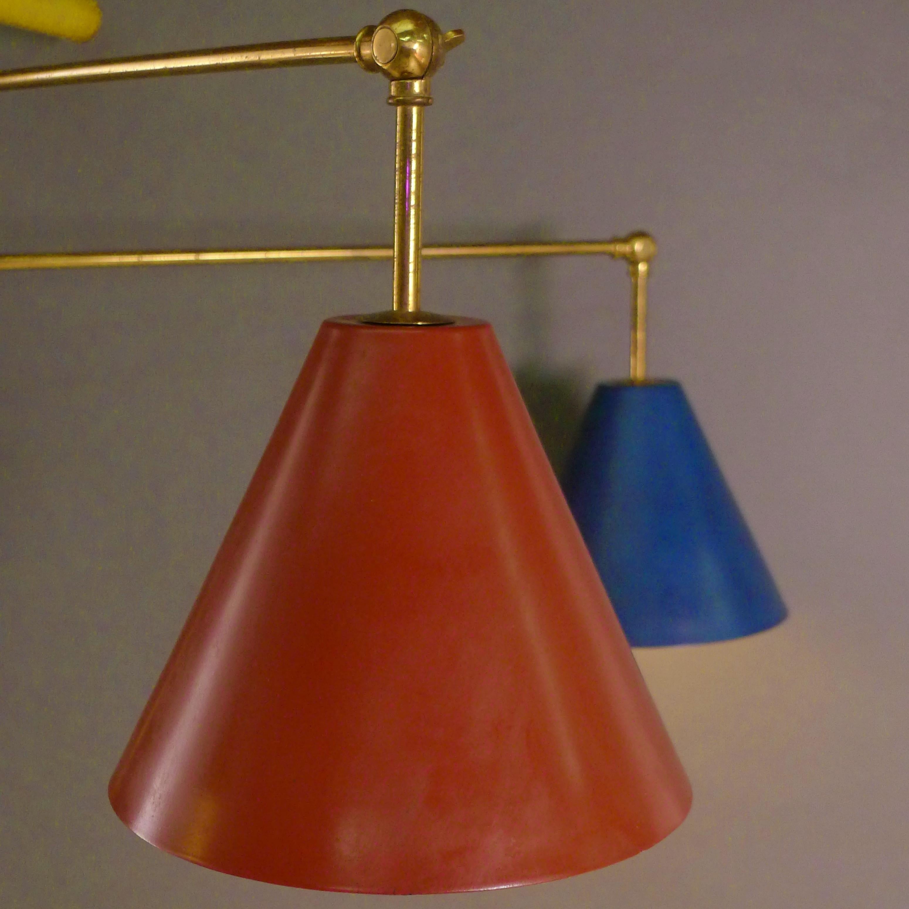 Arredoluce 'Triennale' Floor Lamp, designed by Angelo Lelii, circa 1950 For Sale 4